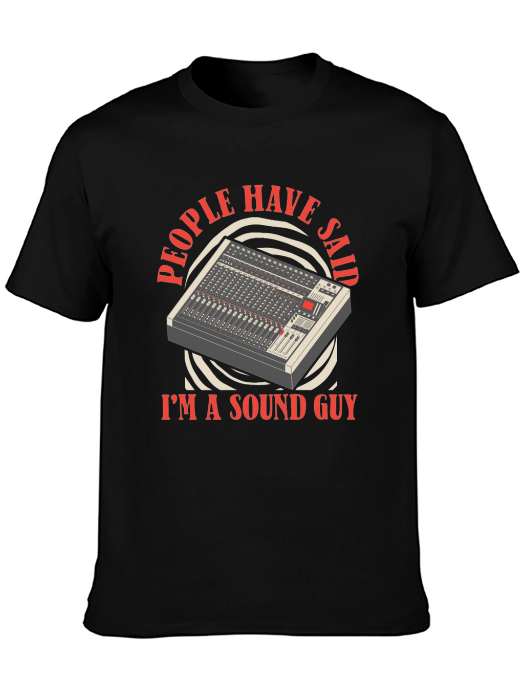 Sound Guy Graphic Tee - Audio Engineer T-Shirt