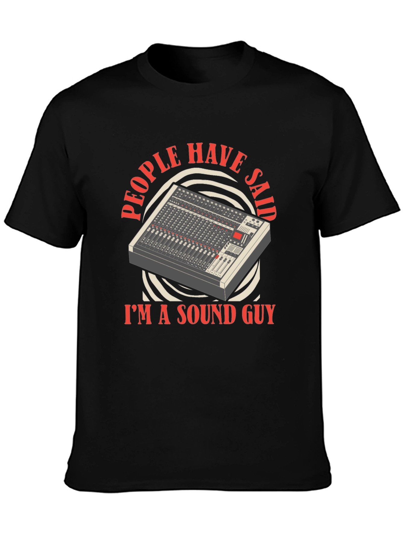 Sound Guy Graphic Tee - Audio Engineer T-Shirt