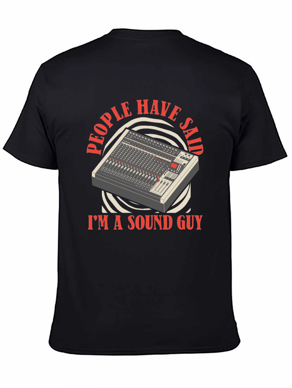 Sound Guy Graphic Tee - Audio Engineer T-Shirt