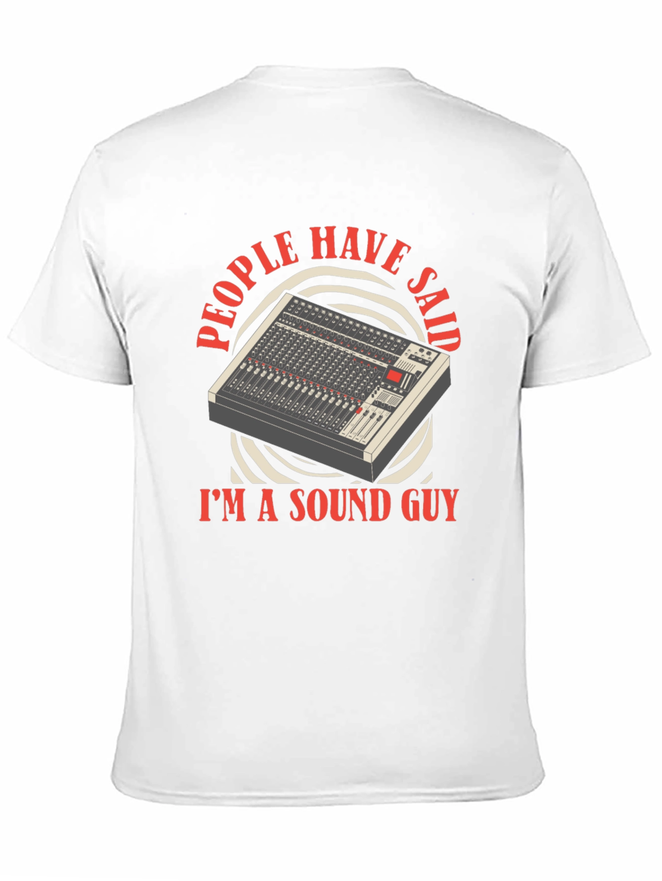 Sound Guy Graphic Tee - Audio Engineer T-Shirt