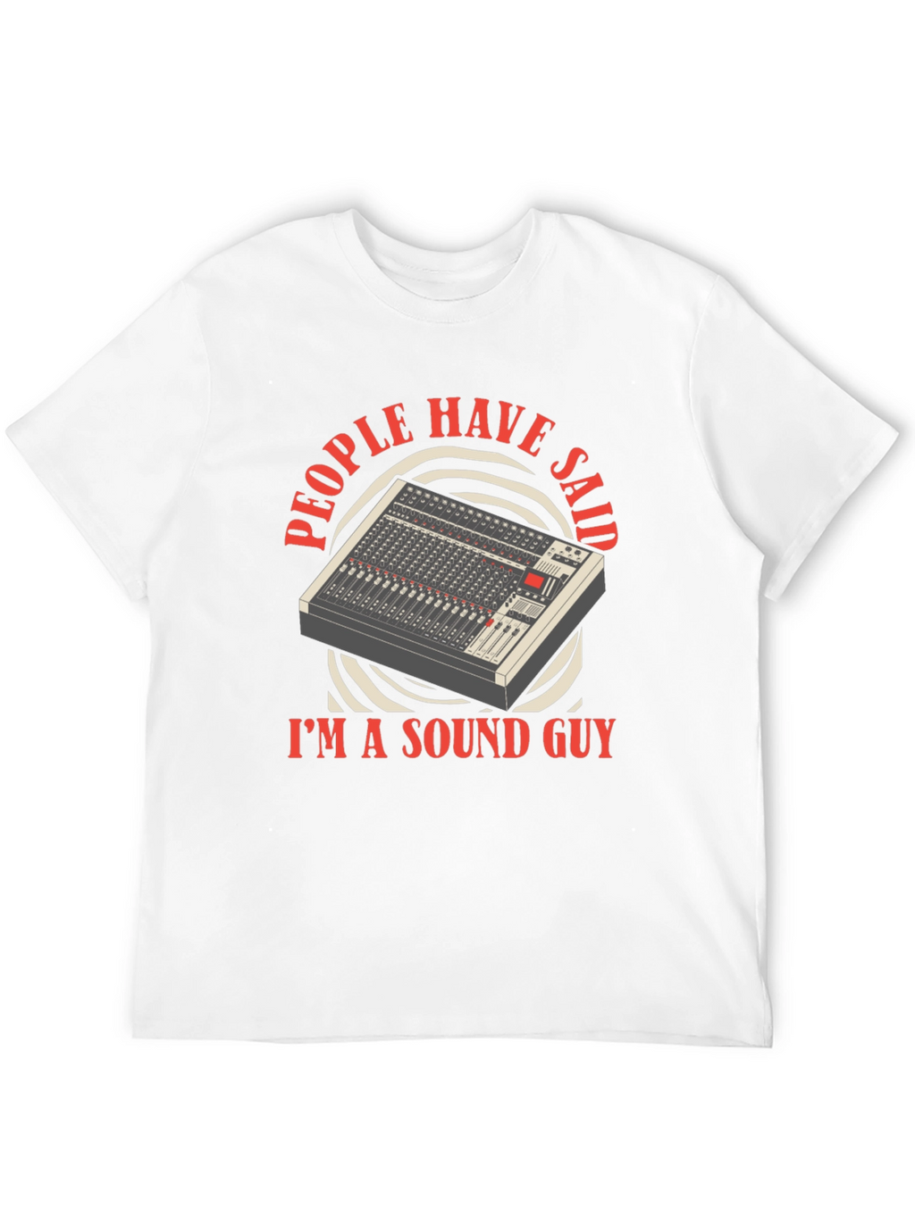 Sound Guy Graphic Tee - Audio Engineer T-Shirt