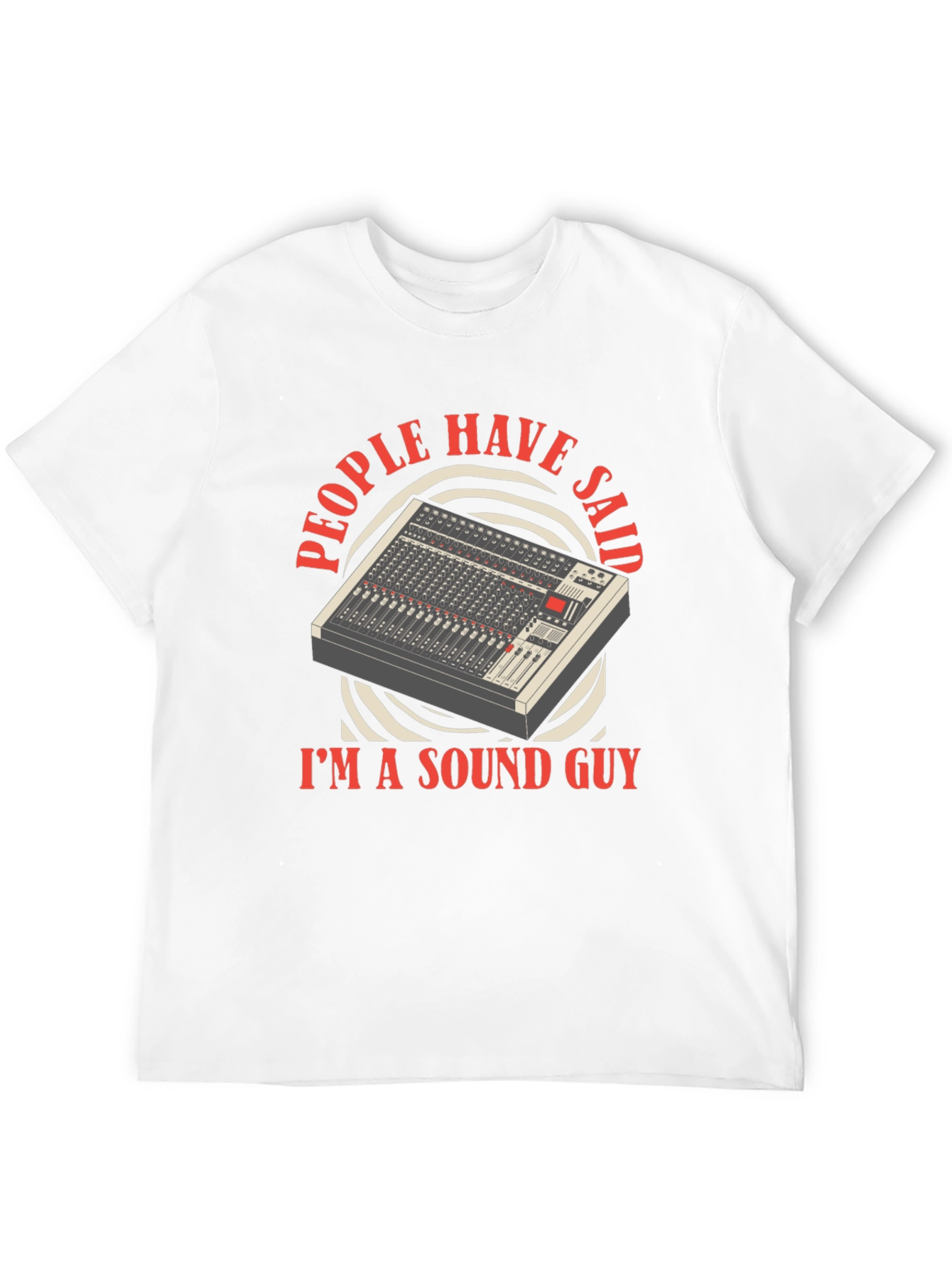 Sound Guy Graphic Tee - Audio Engineer T-Shirt