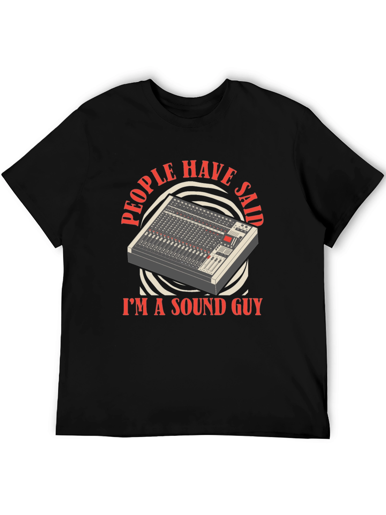 Sound Guy Graphic Tee - Audio Engineer T-Shirt