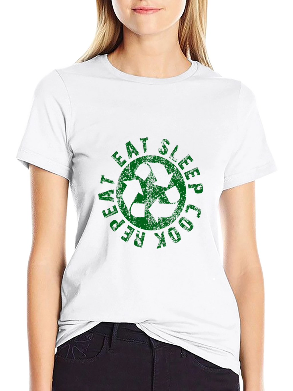 Eat Sleep Cook Repeat Graphic Tee