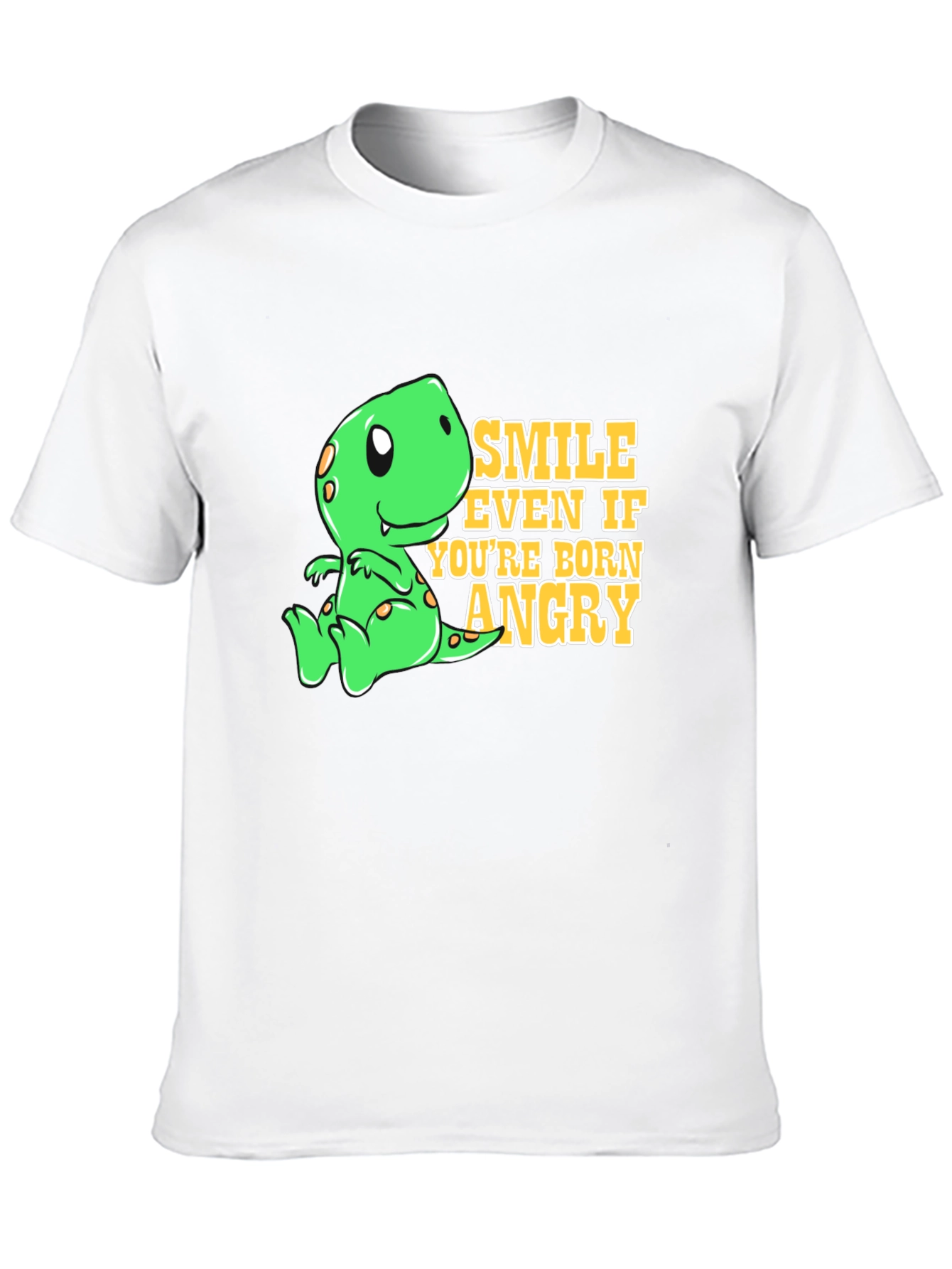 Smile Even If Youre Born Angry T-Shirt