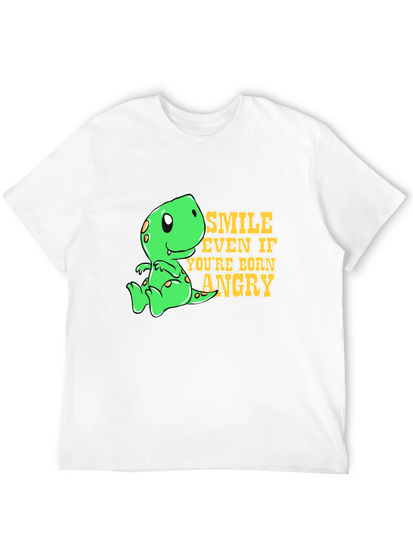 Smile Even If Youre Born Angry T-Shirt