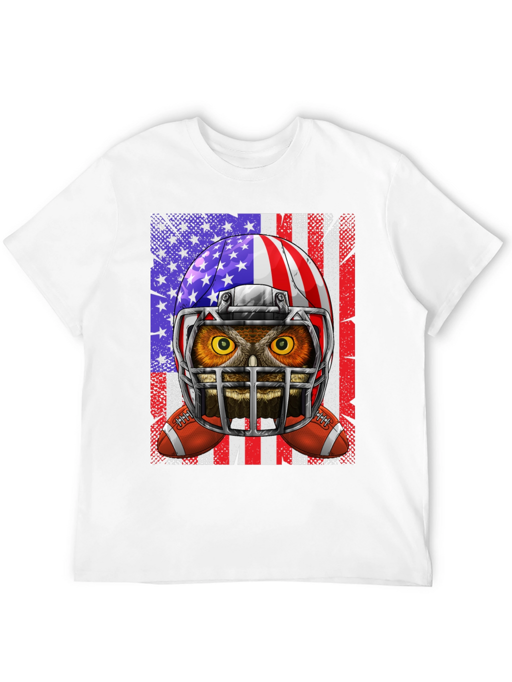 Owl American Football T-Shirt