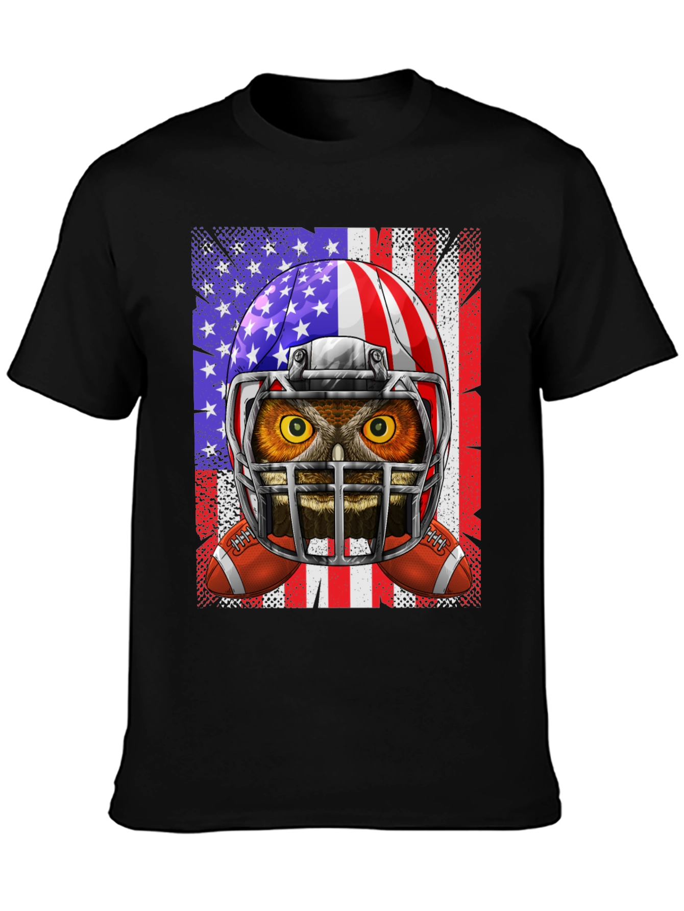Owl American Football T-Shirt