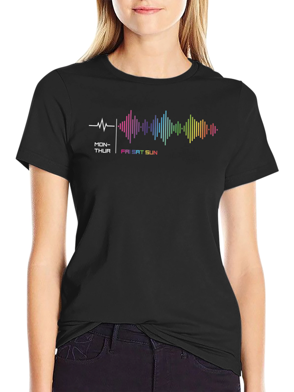 Heartbeat Days of the Week Graphic Tee