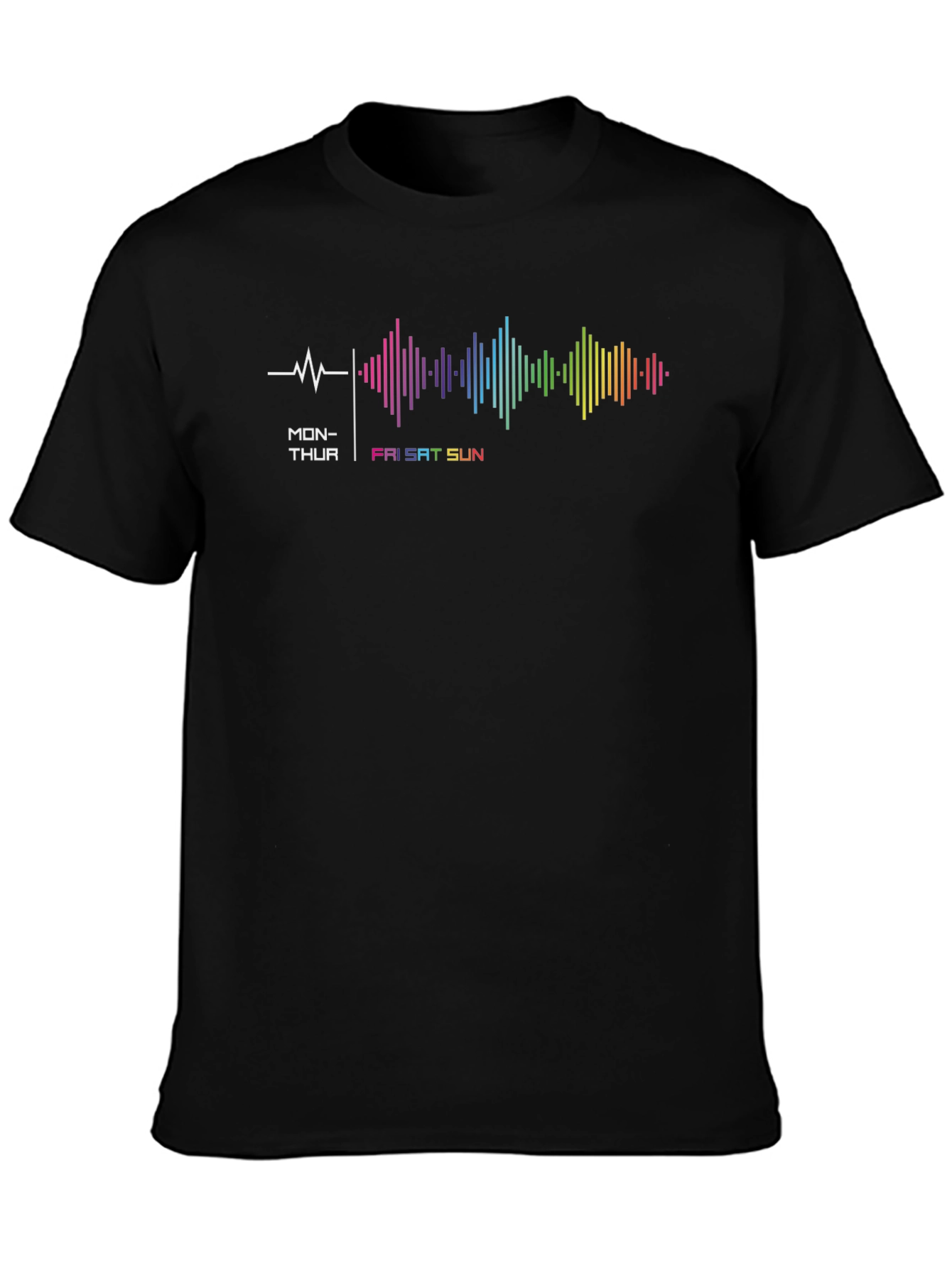 Heartbeat Days of the Week Graphic Tee
