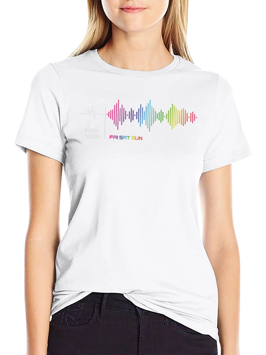 Heartbeat Days of the Week Graphic Tee