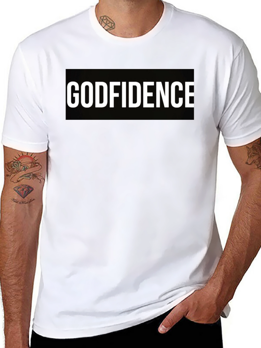 Godfidence Graphic Tee - Confident Faith Statement Shirt