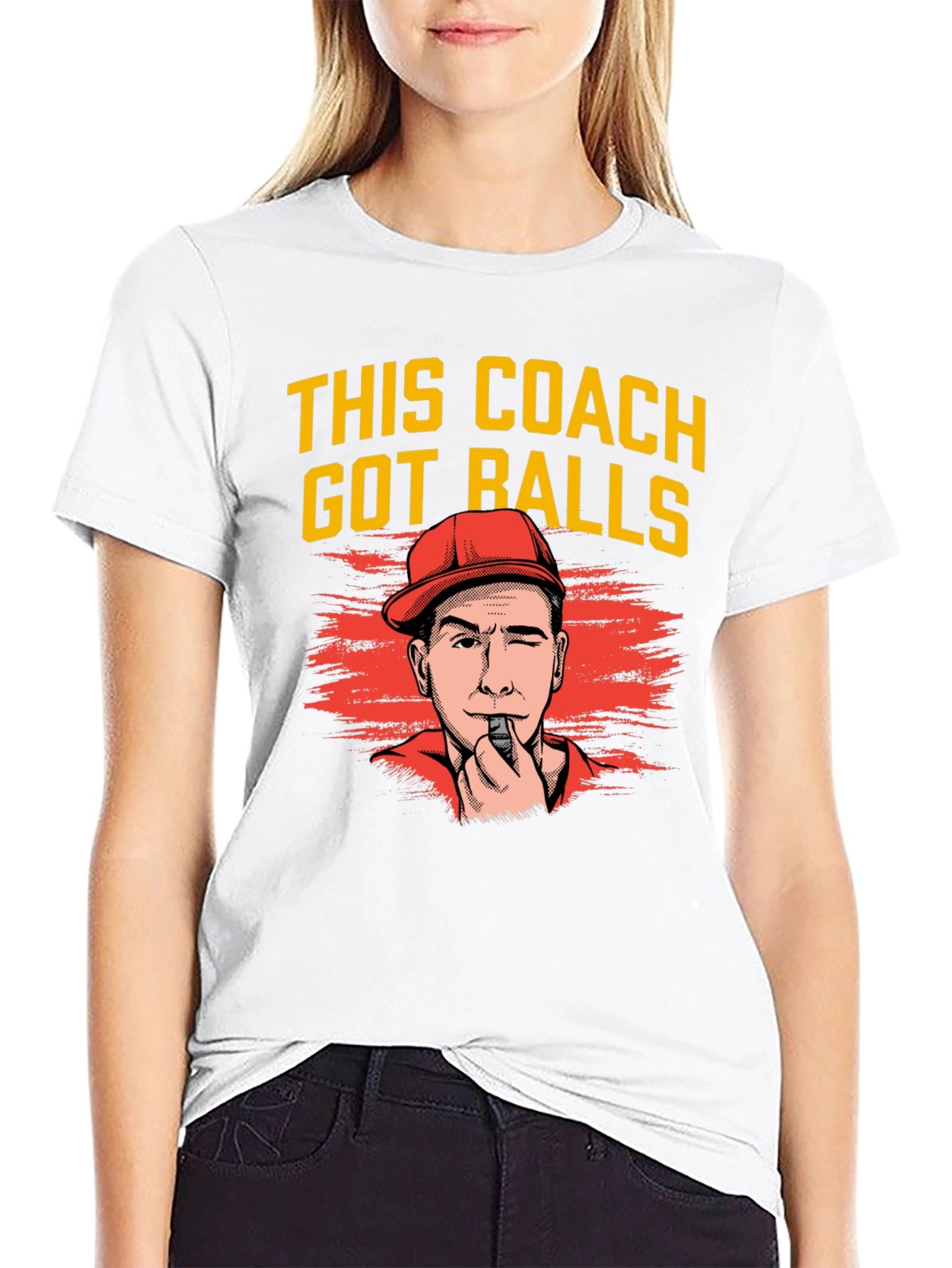 Funny Coach T-Shirt - This Coach Got Balls