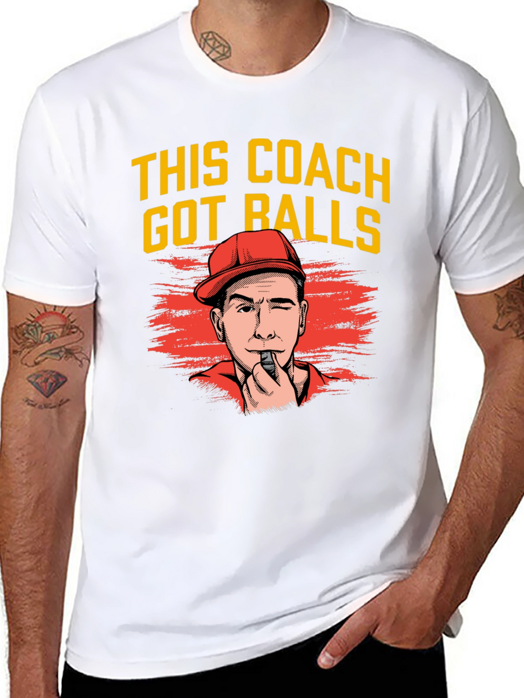 Funny Coach T-Shirt - This Coach Got Balls