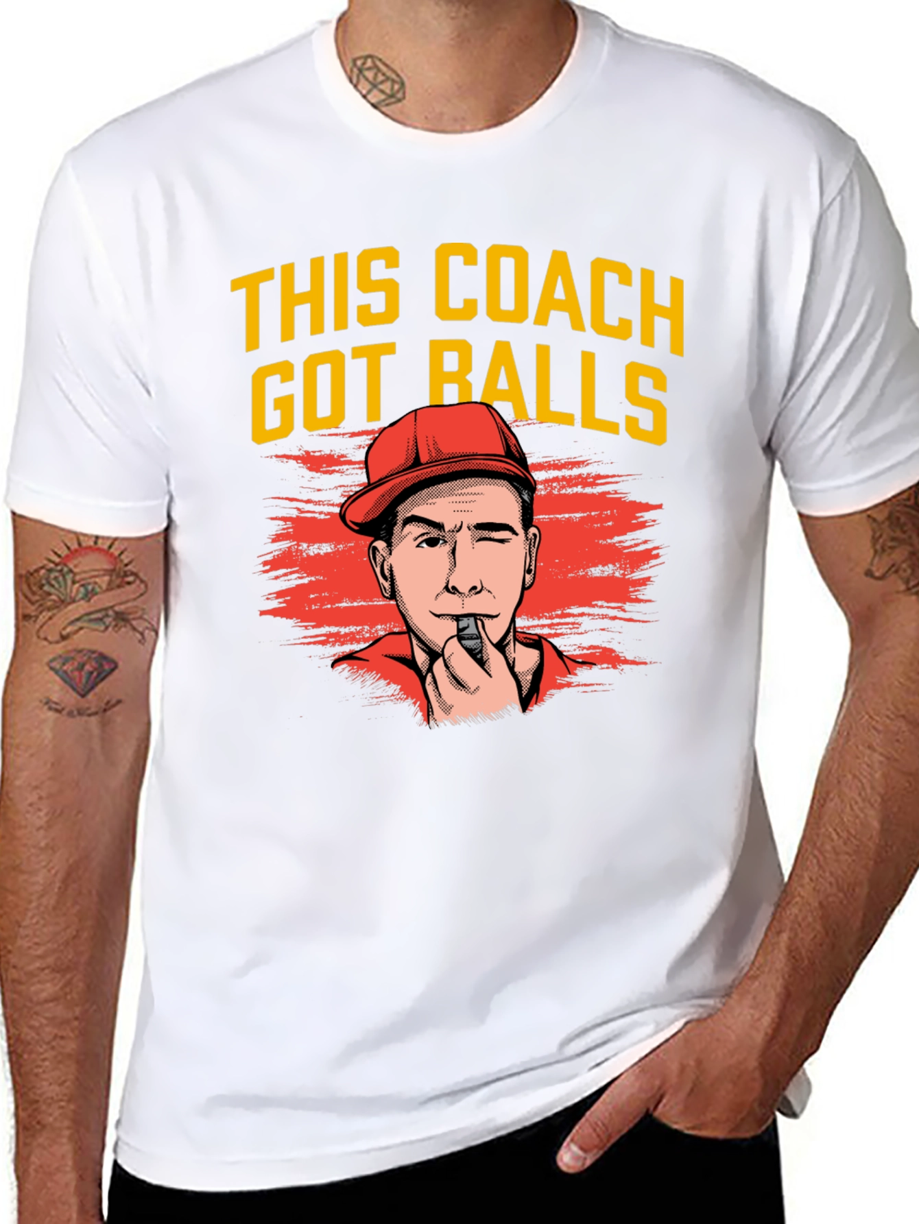 Funny Coach T-Shirt - This Coach Got Balls