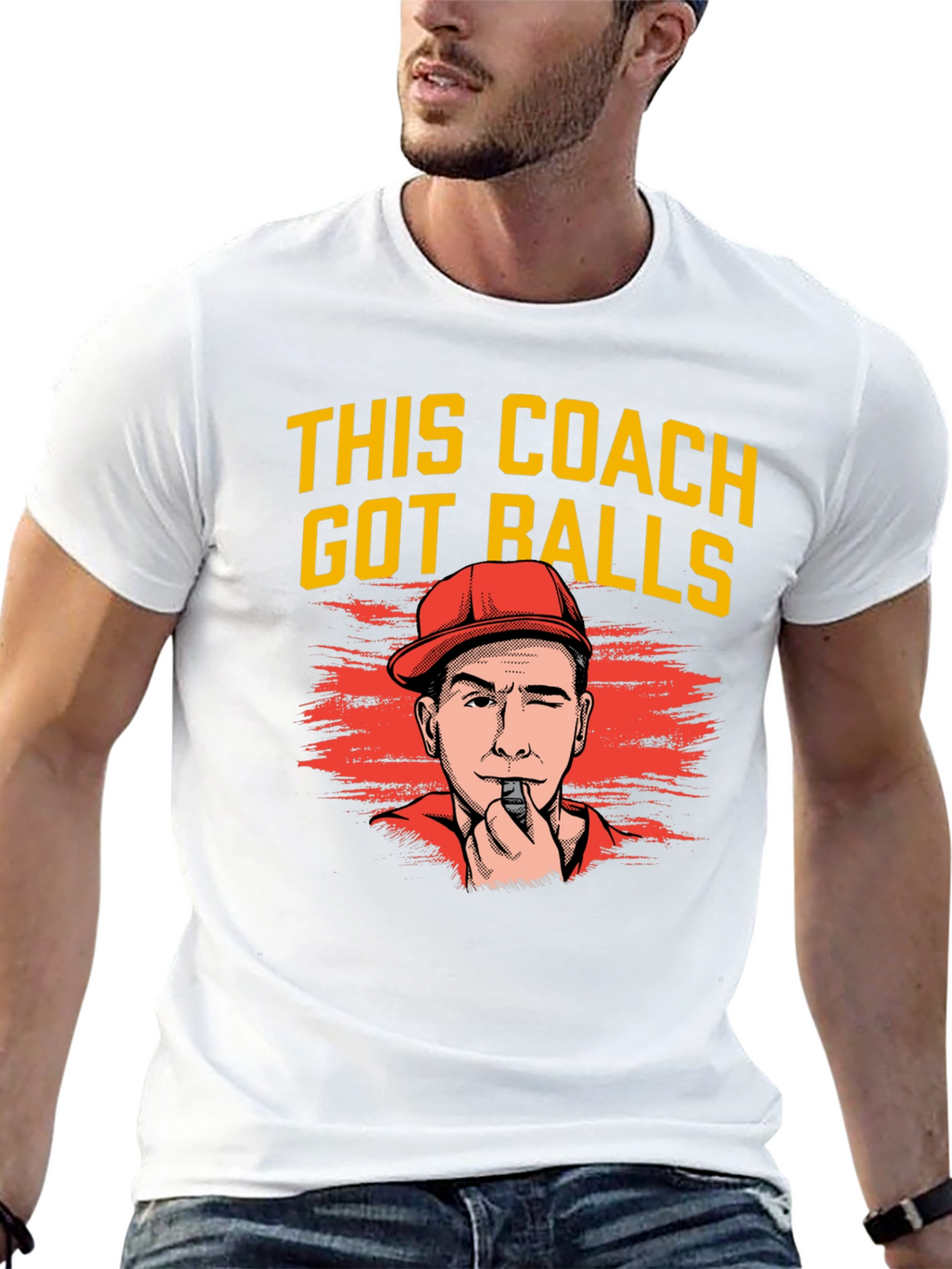 Funny Coach T-Shirt - This Coach Got Balls
