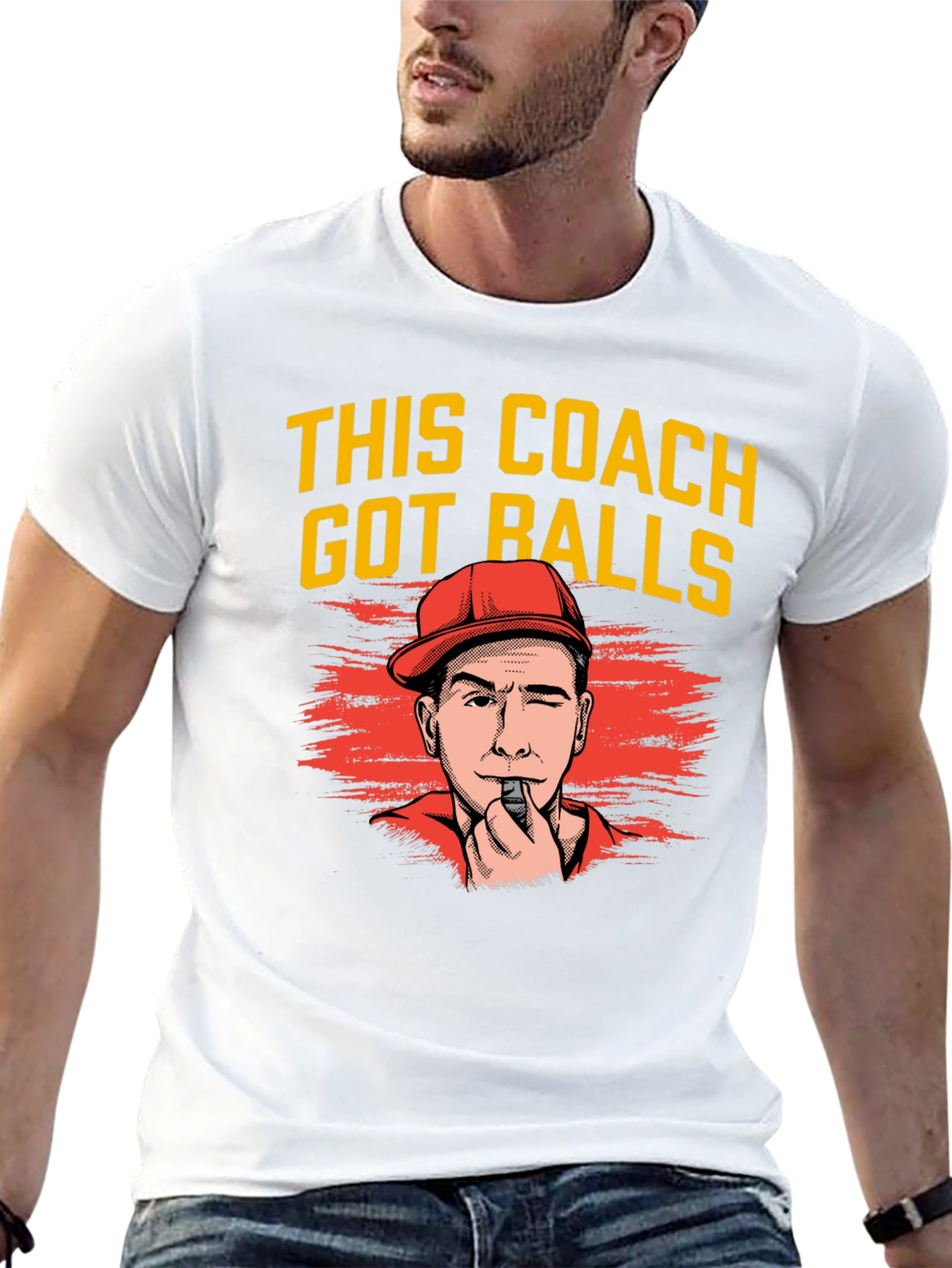 Funny Coach T-Shirt - This Coach Got Balls
