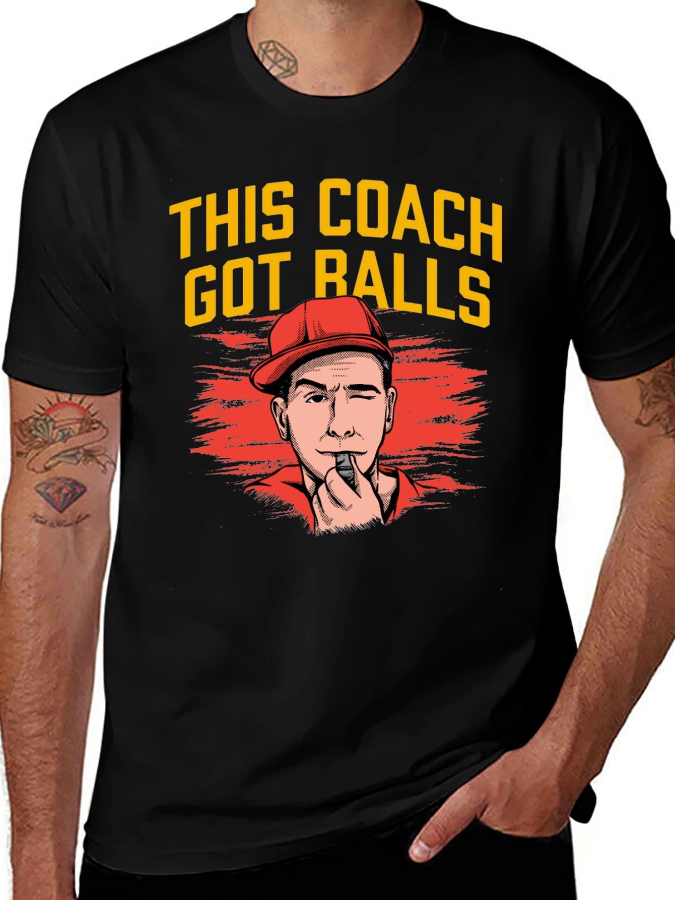 Funny Coach T-Shirt - This Coach Got Balls