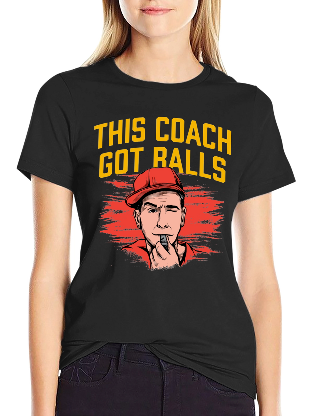 Funny Coach T-Shirt - This Coach Got Balls