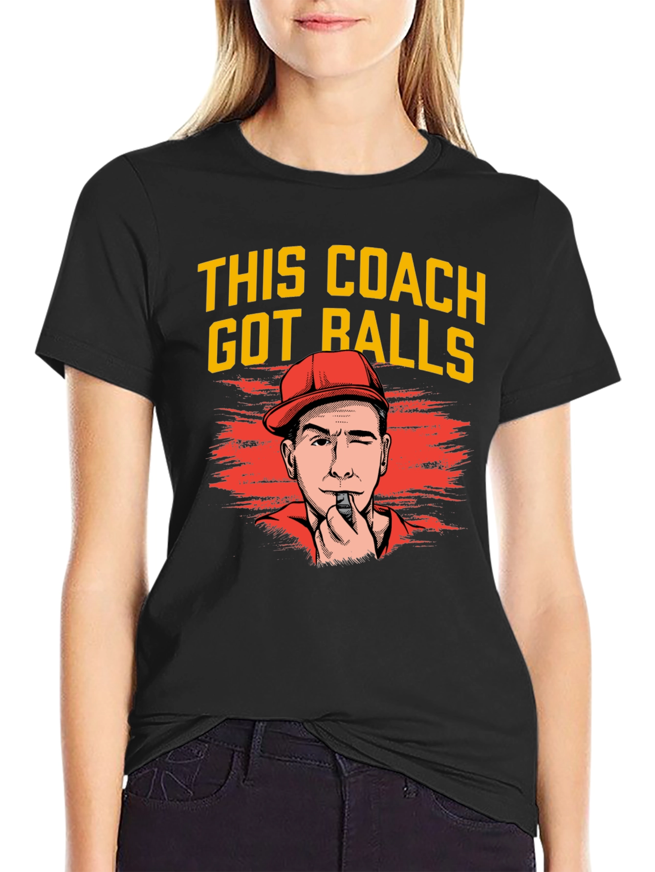 Funny Coach T-Shirt - This Coach Got Balls