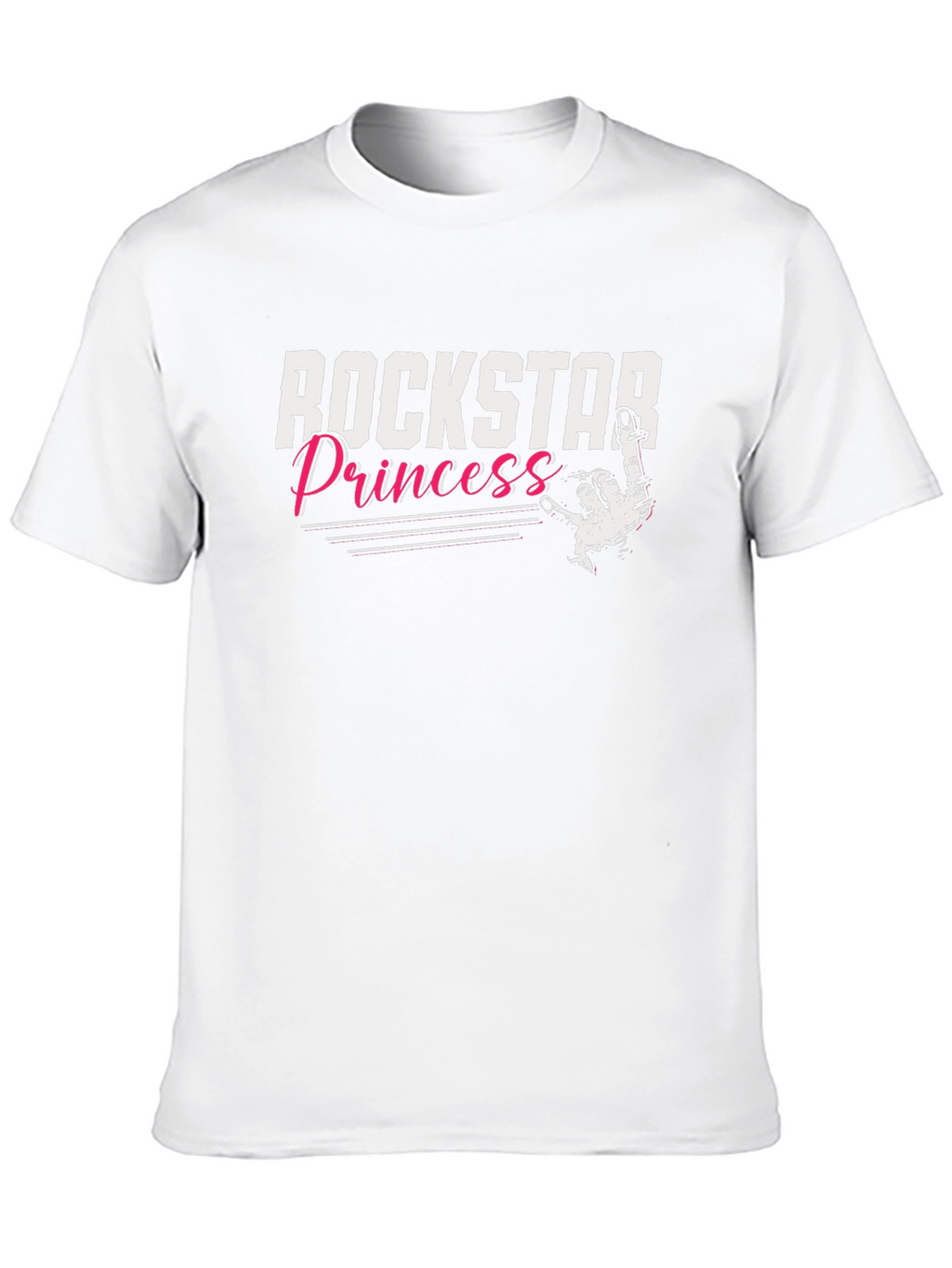 Rockstar Princess Black Graphic Tee