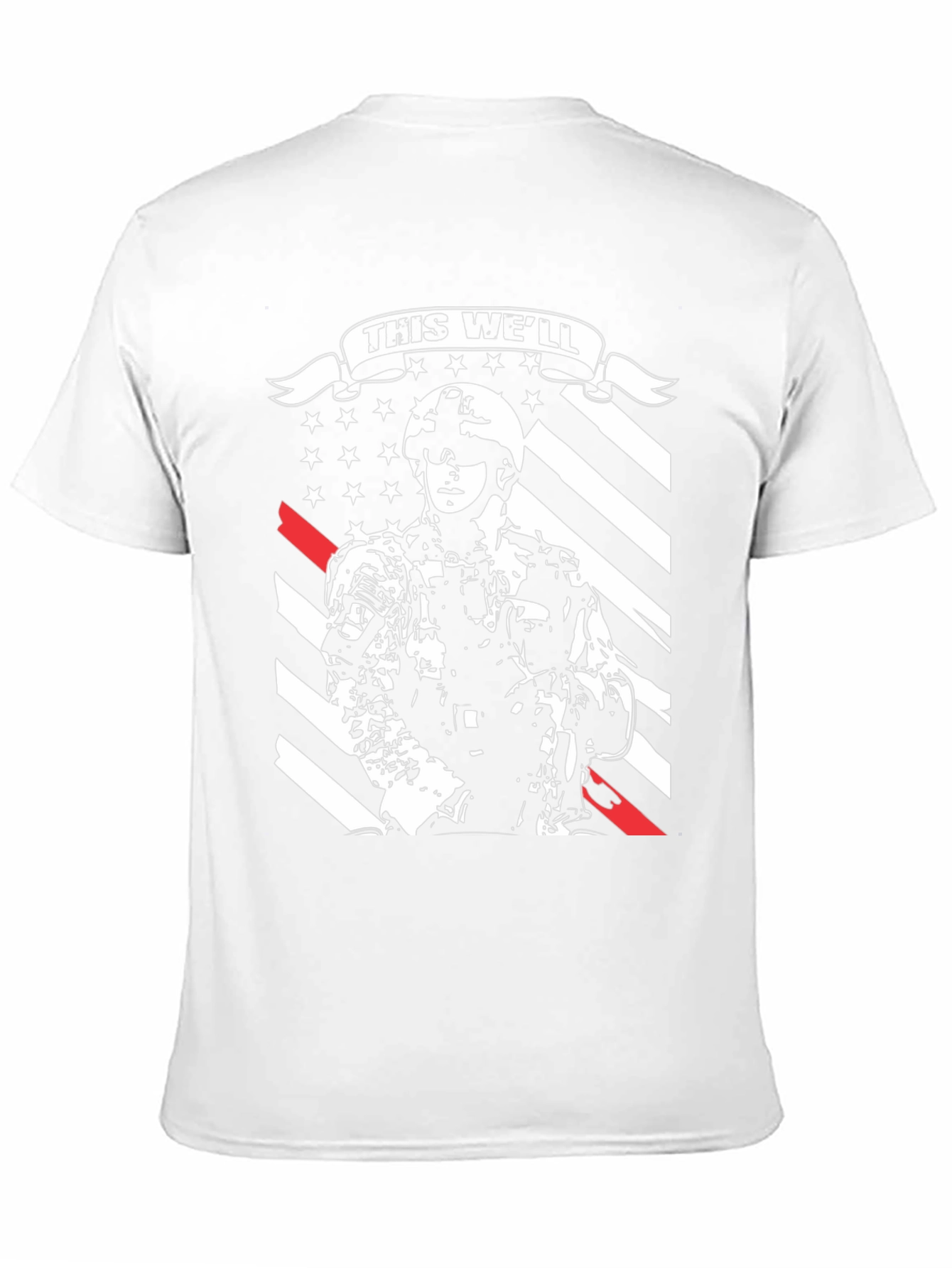 Military This Well Defend Graphic Tee