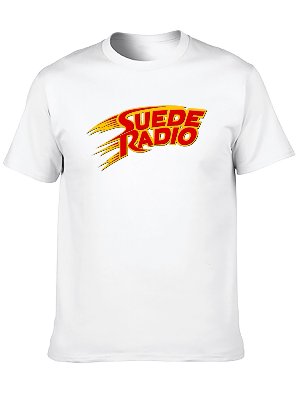 Suede Radio Graphic Tee - Cool Retro Style
