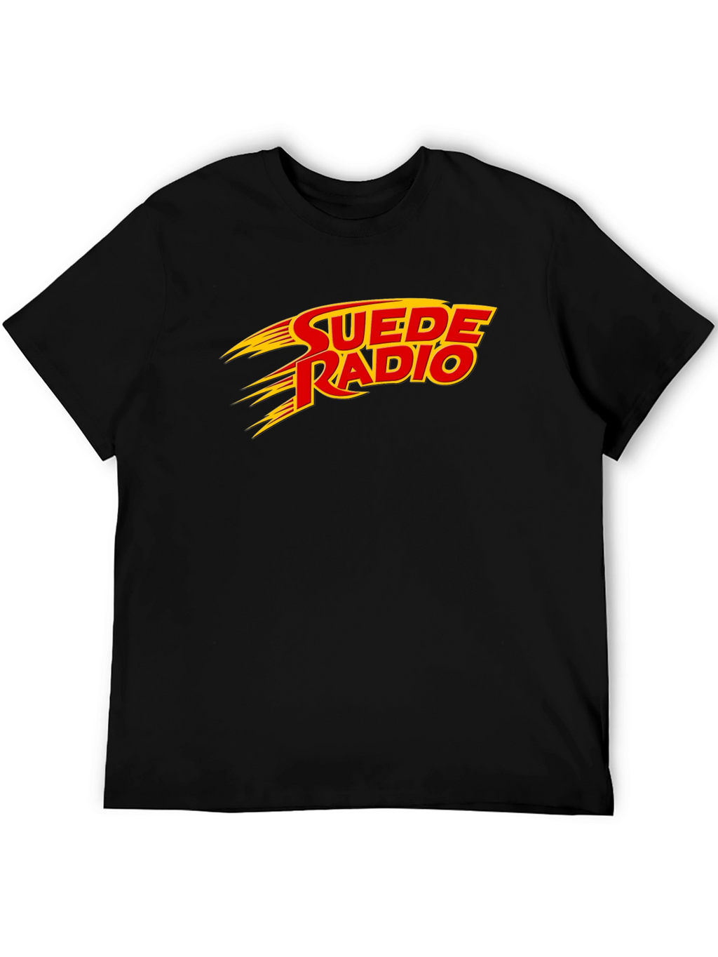 Suede Radio Graphic Tee - Cool Retro Style