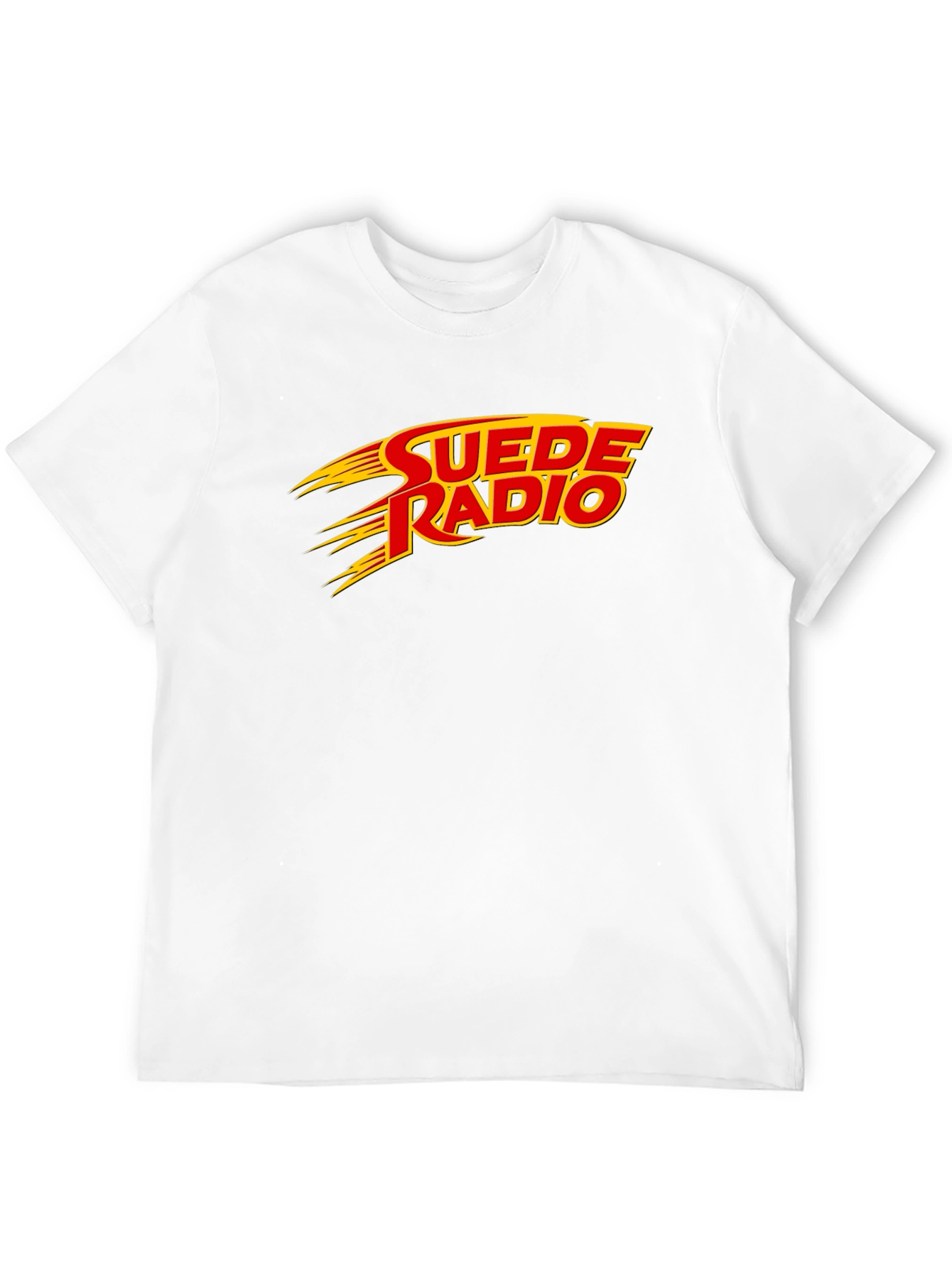 Suede Radio Graphic Tee - Cool Retro Style
