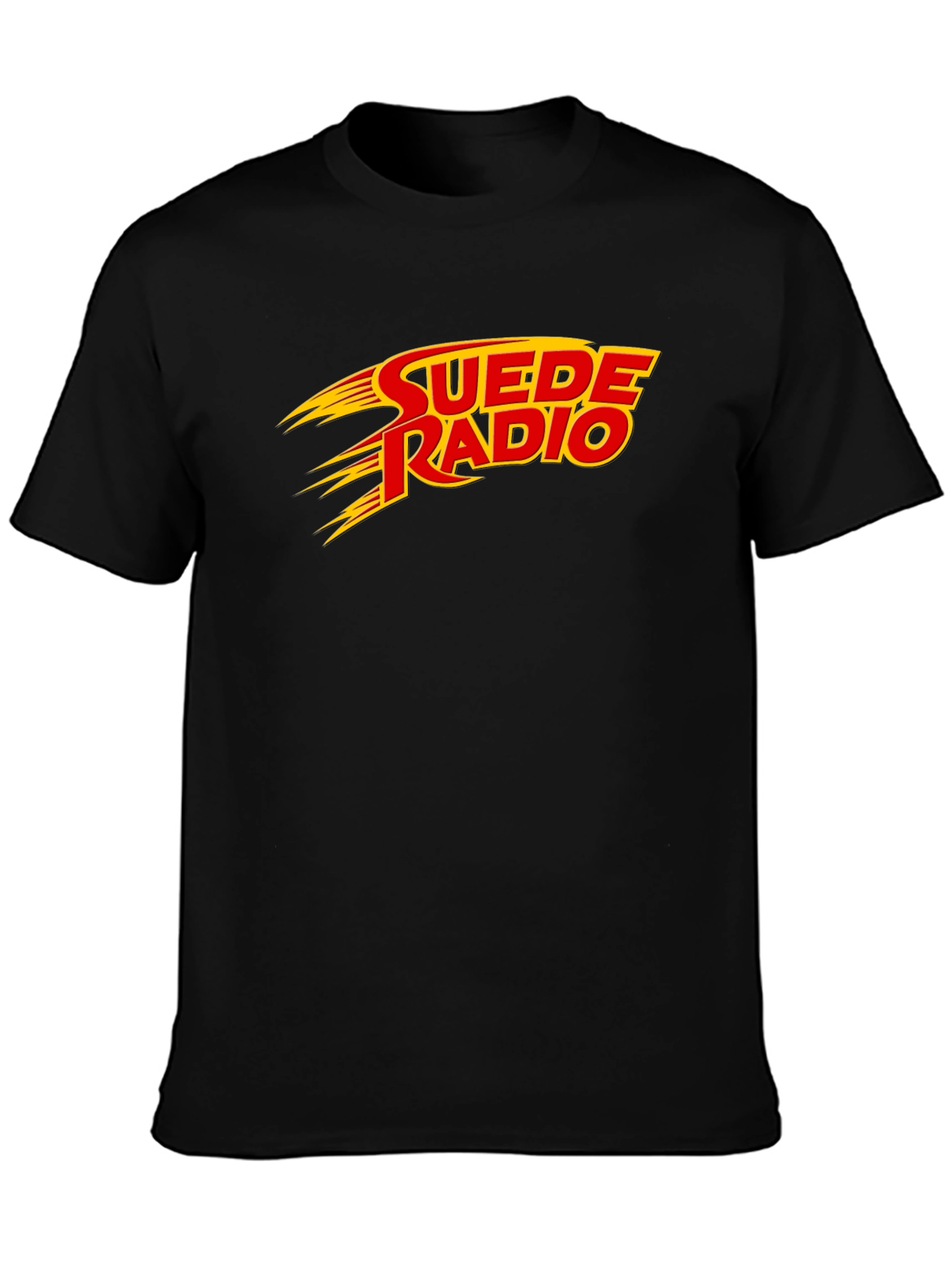 Suede Radio Graphic Tee - Cool Retro Style