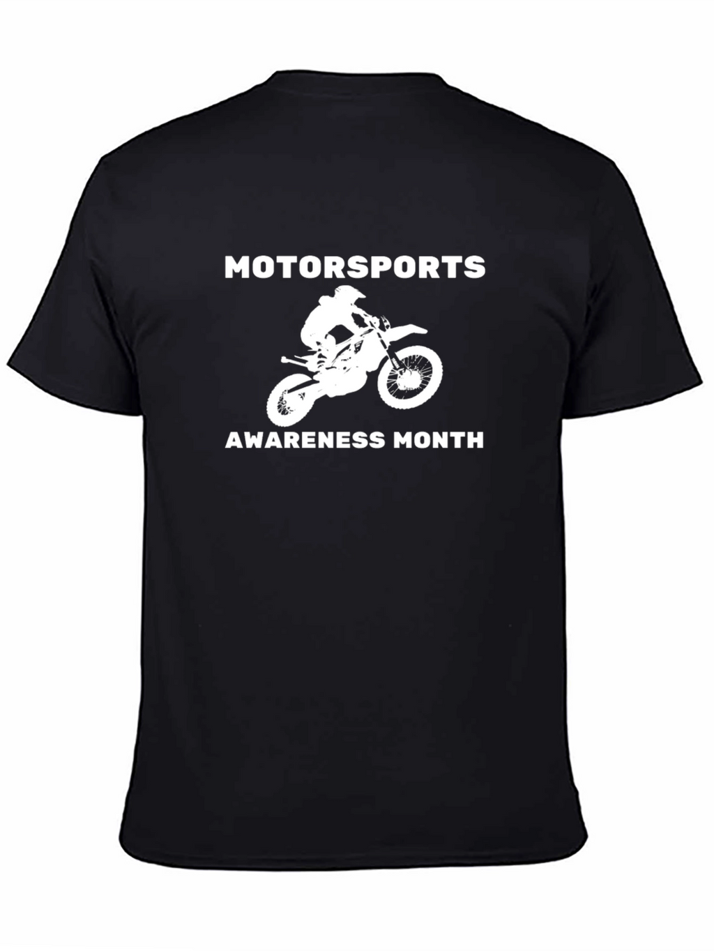 Motorsports Awareness Month Black T-Shirt