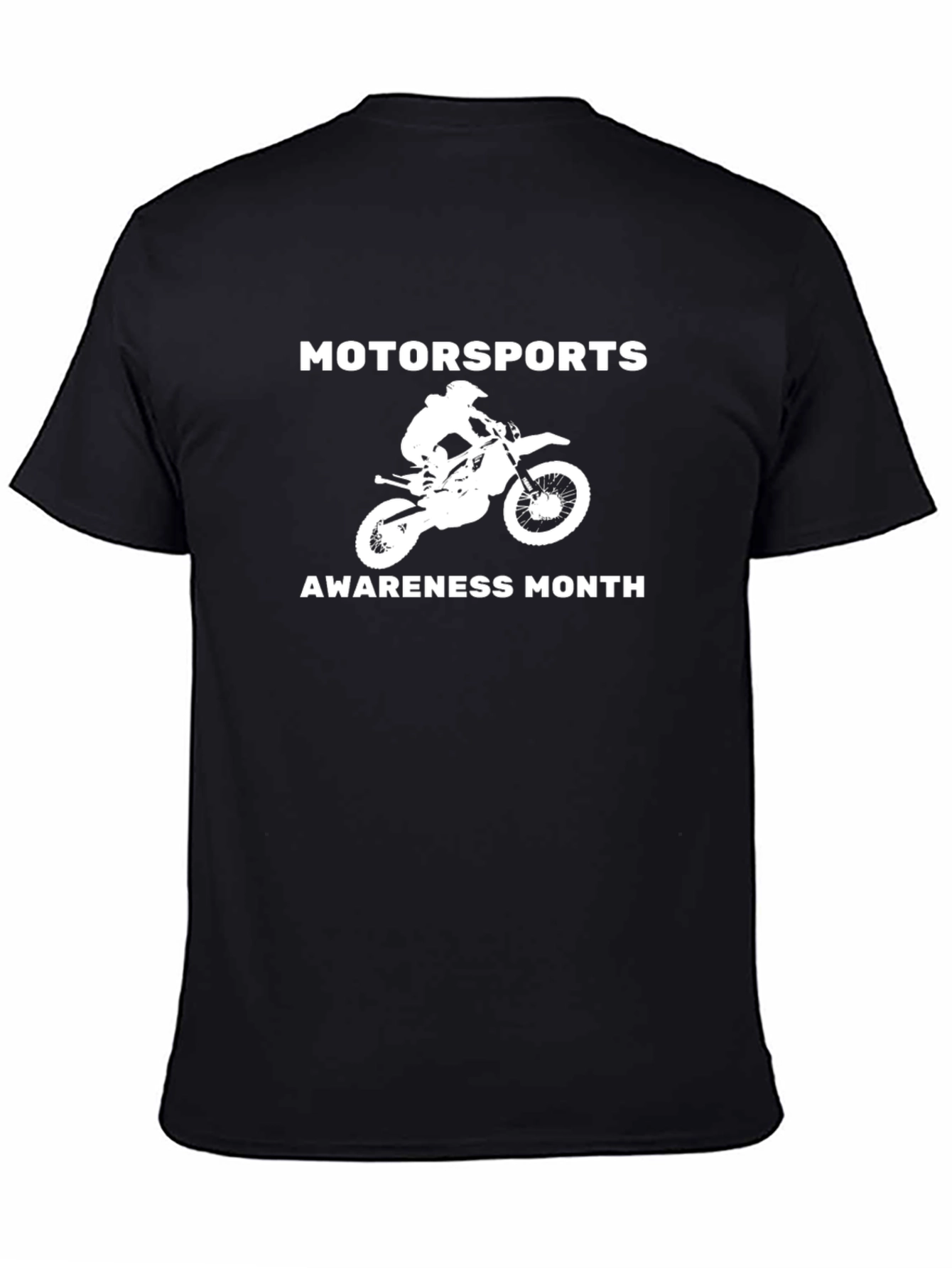 Motorsports Awareness Month Black T-Shirt