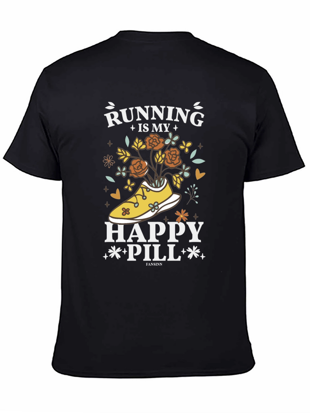 Running Is My Happy Pill T-Shirt