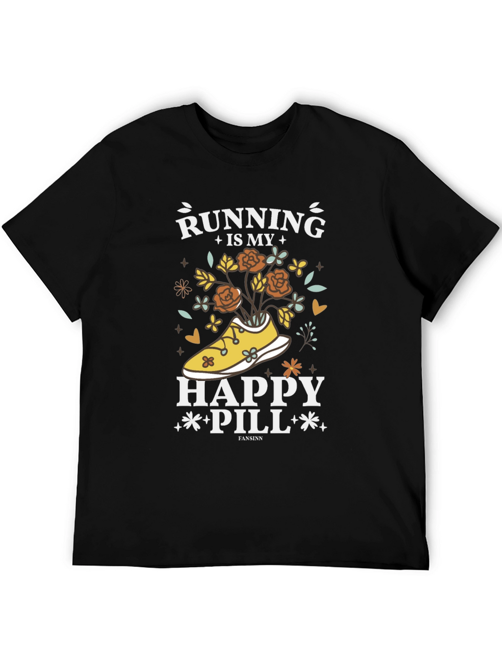 Running Is My Happy Pill T-Shirt