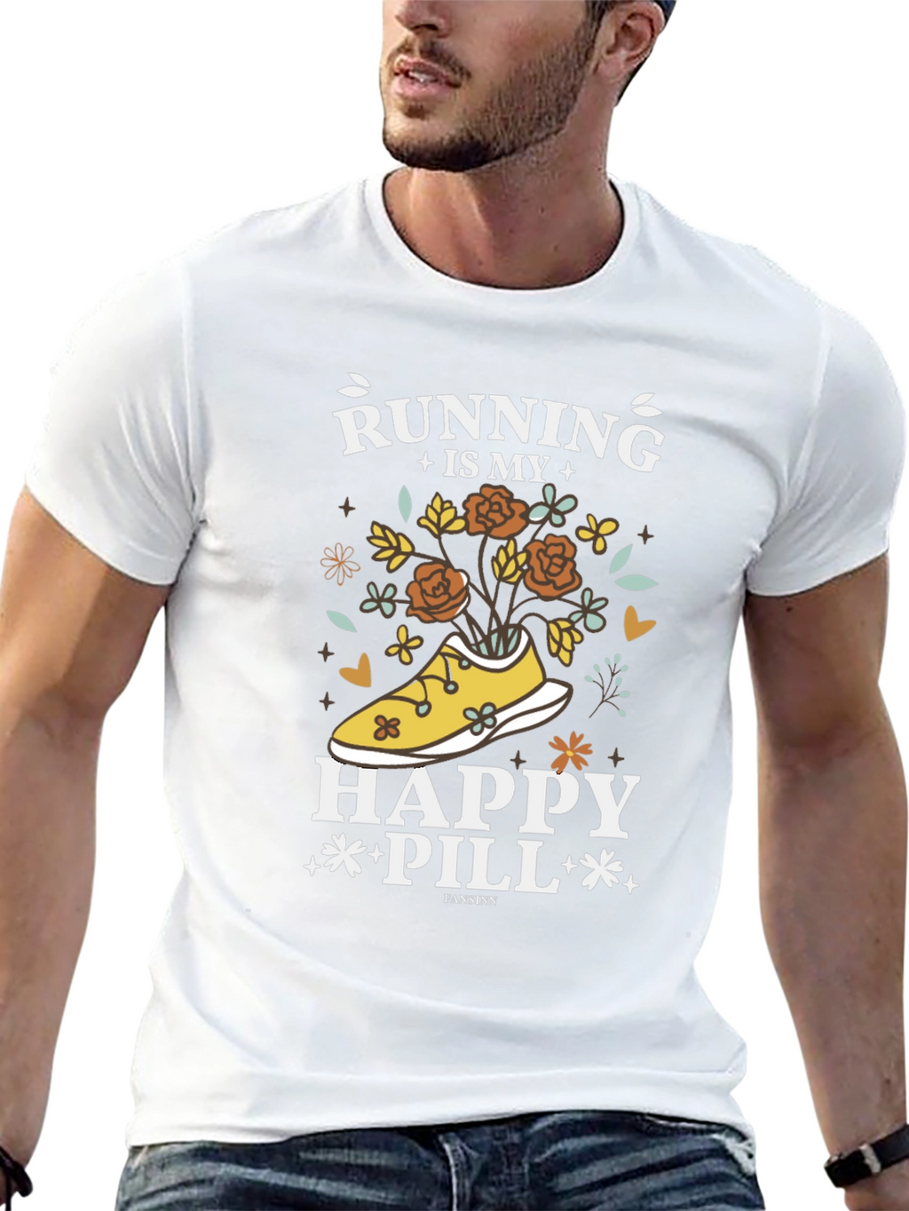 Running Is My Happy Pill T-Shirt