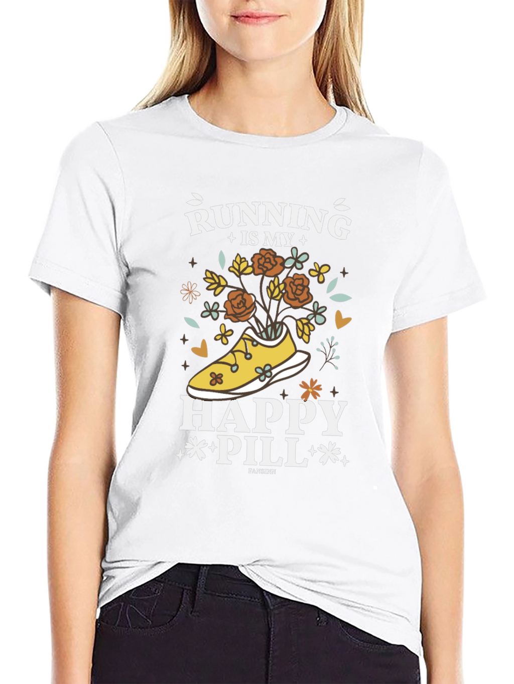 Running Is My Happy Pill T-Shirt