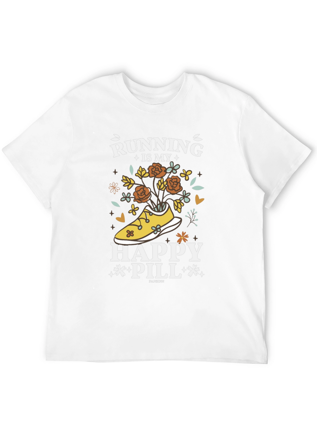 Running Is My Happy Pill T-Shirt