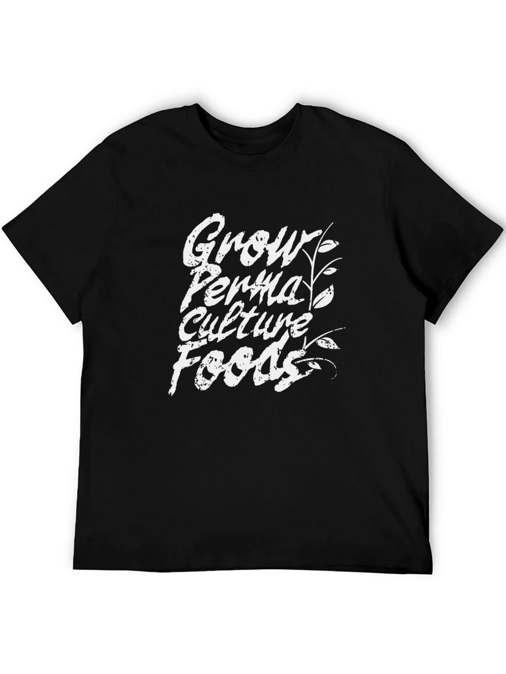 Grow Perma Culture Foods Black T-Shirt