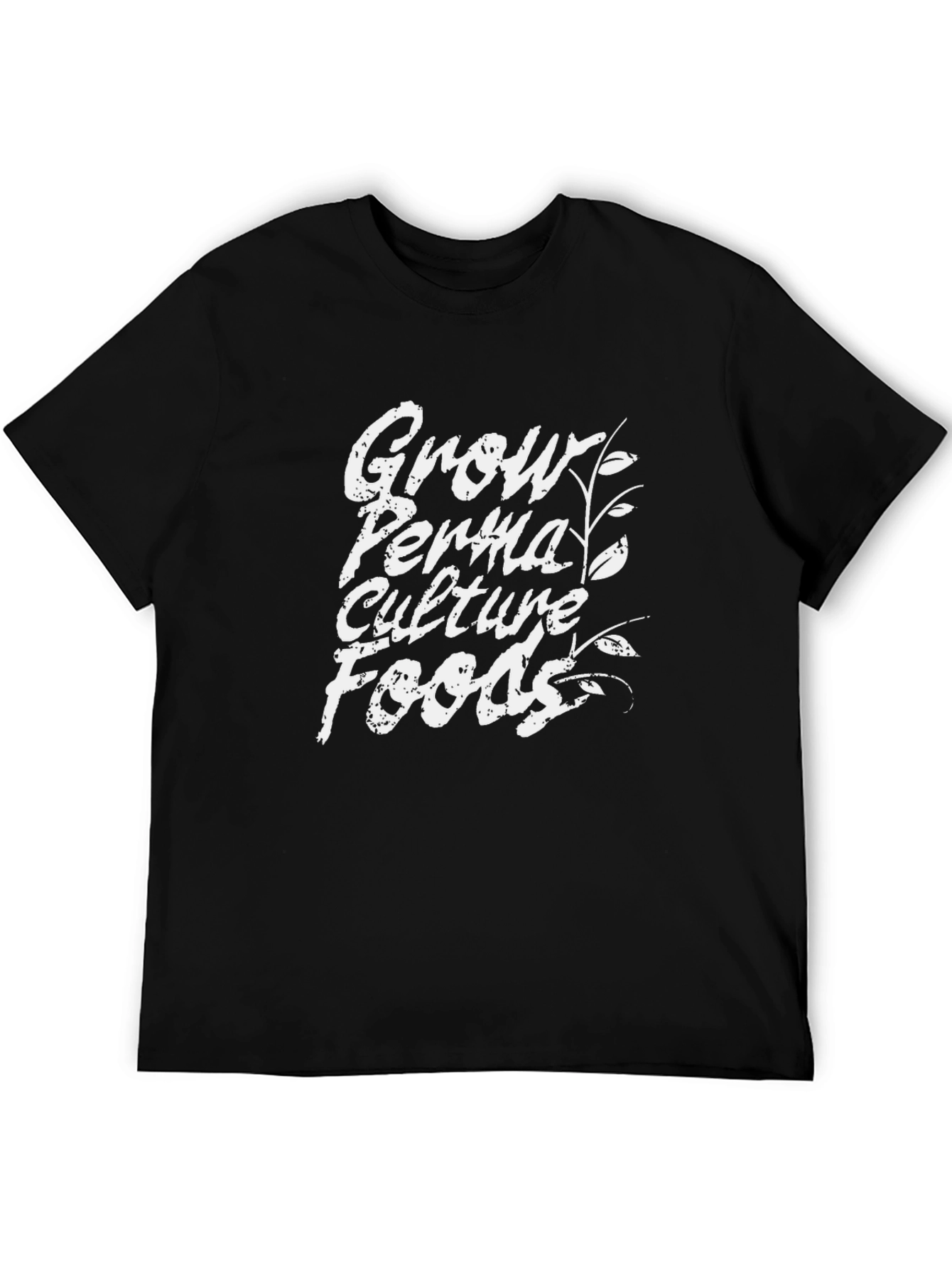 Grow Perma Culture Foods Black T-Shirt