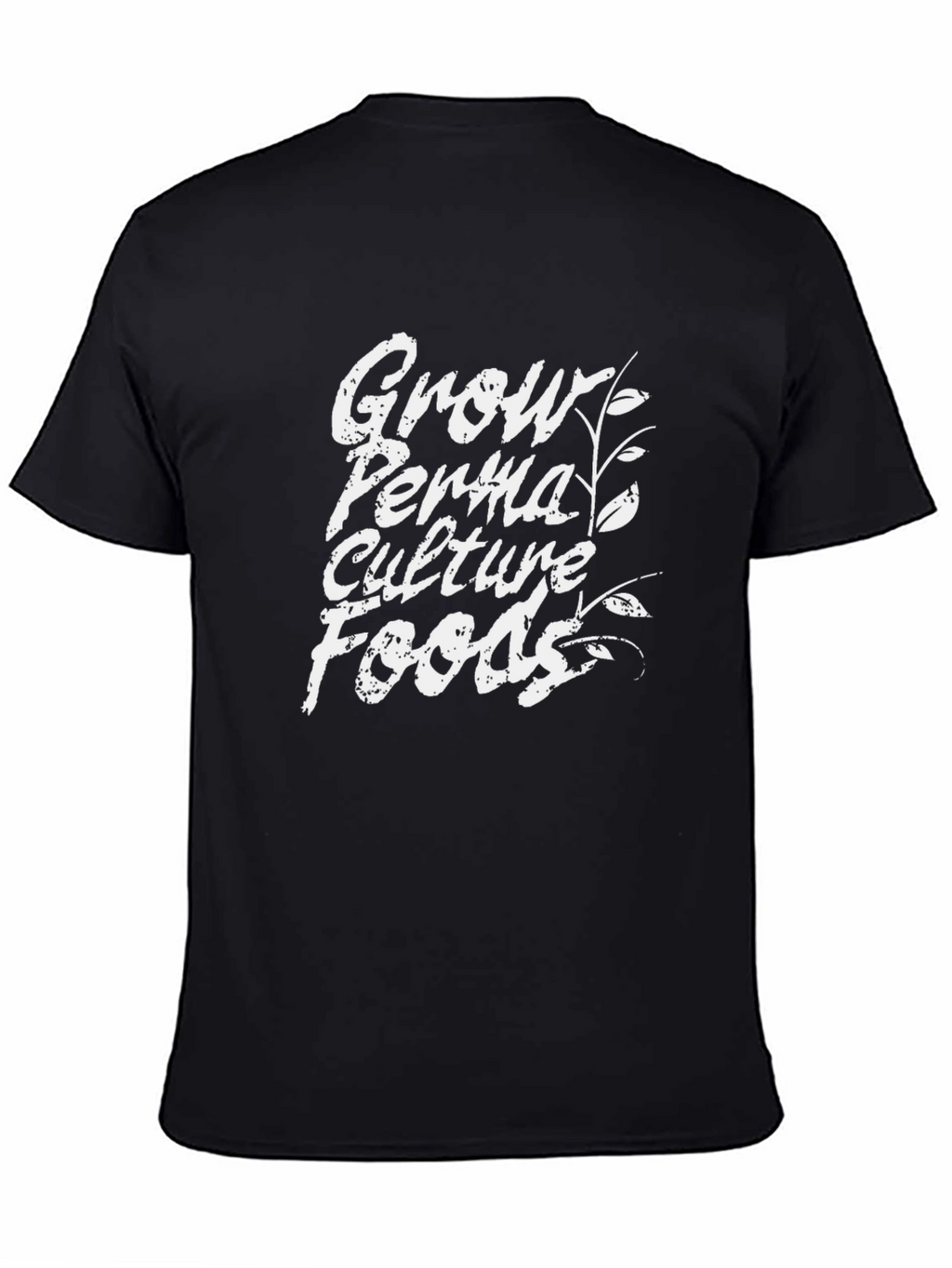 Grow Perma Culture Foods Black T-Shirt