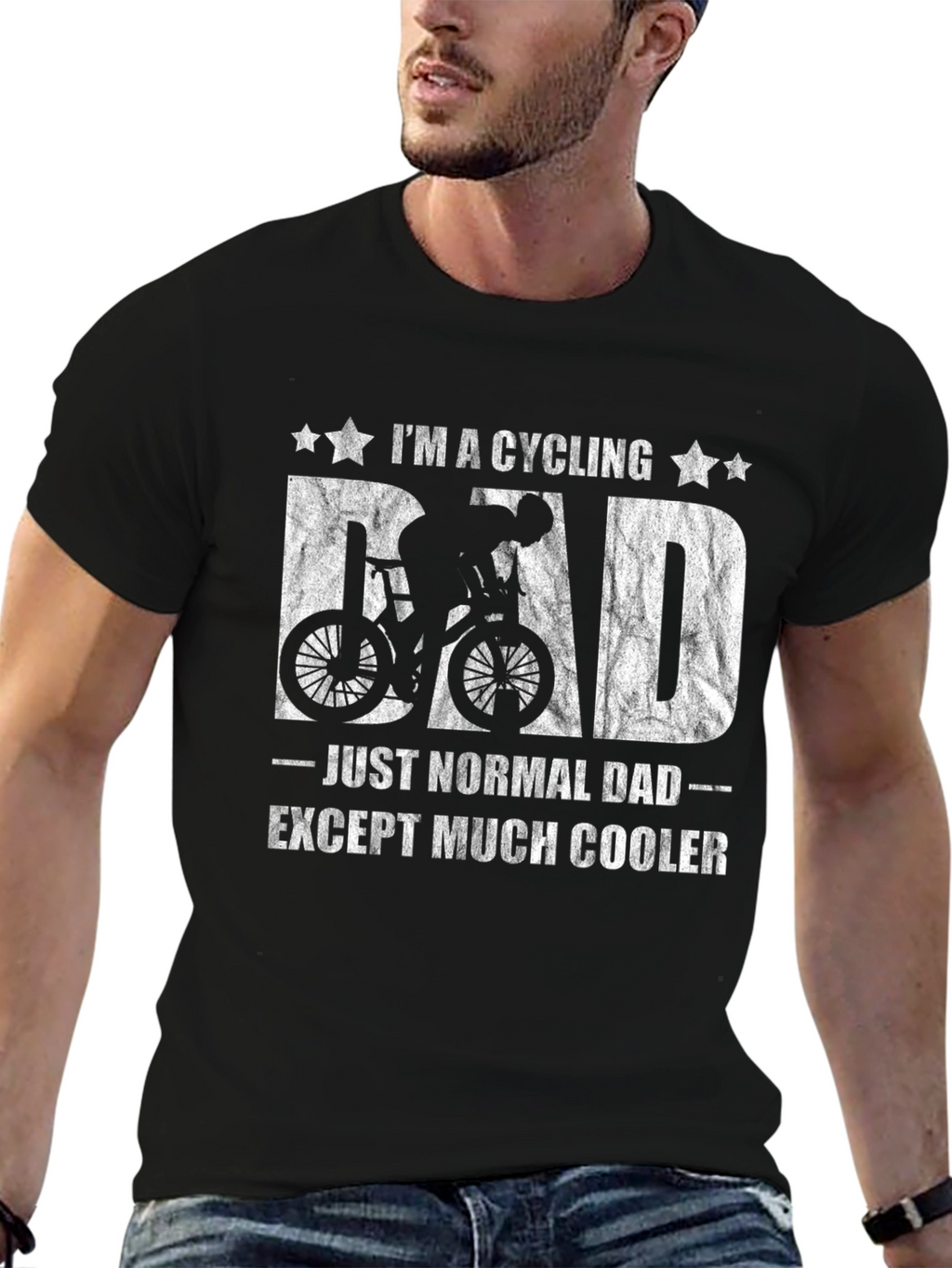 Cycling Dad T-Shirt - Cool Dad Graphic Tee