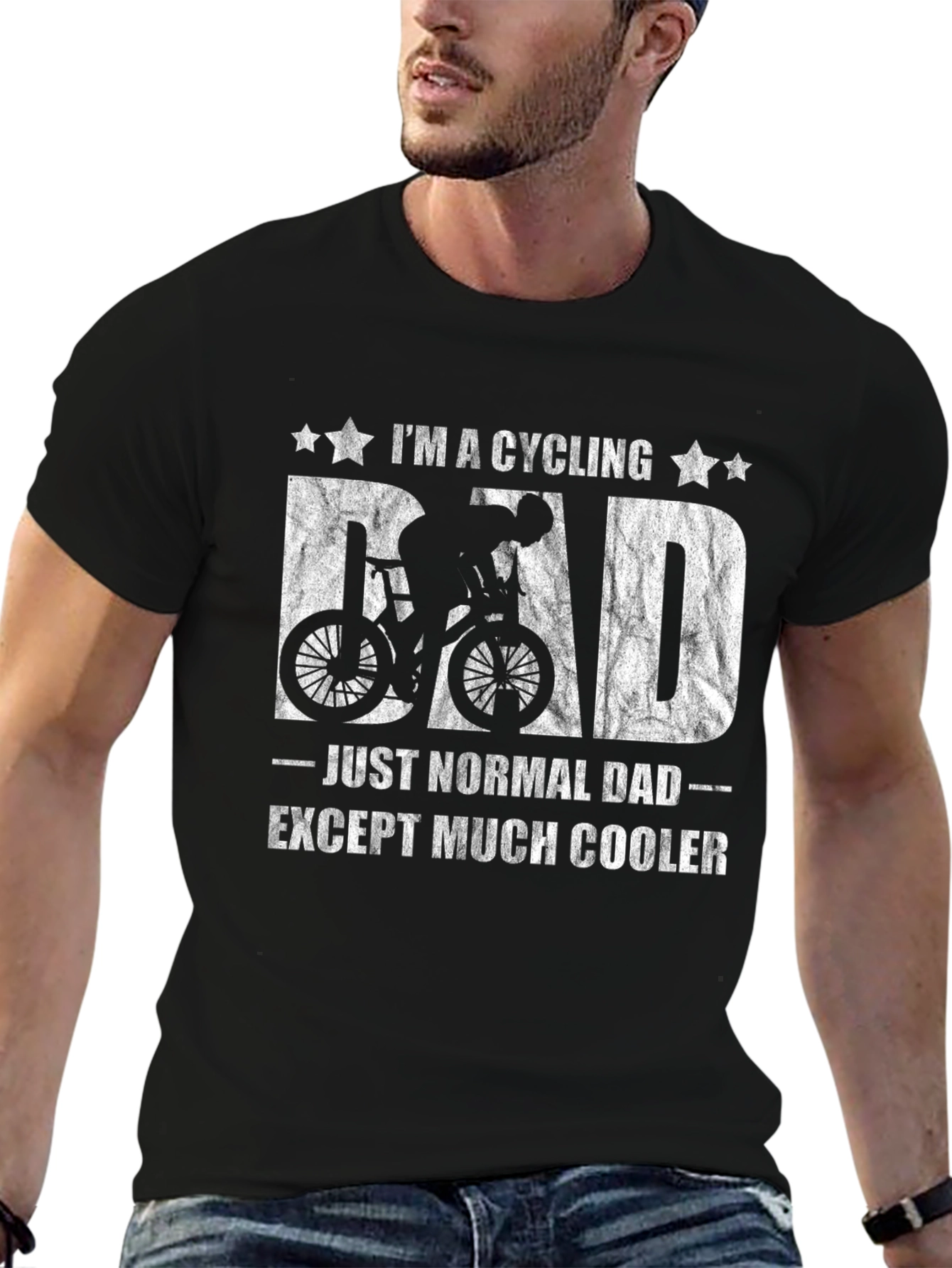 Cycling Dad T-Shirt - Cool Dad Graphic Tee