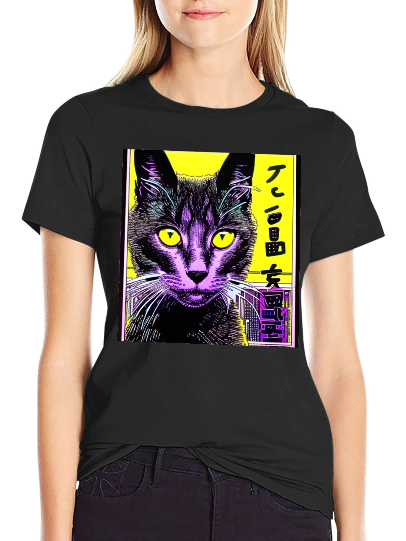 Cool Cat Graphic Tee - Urban Style