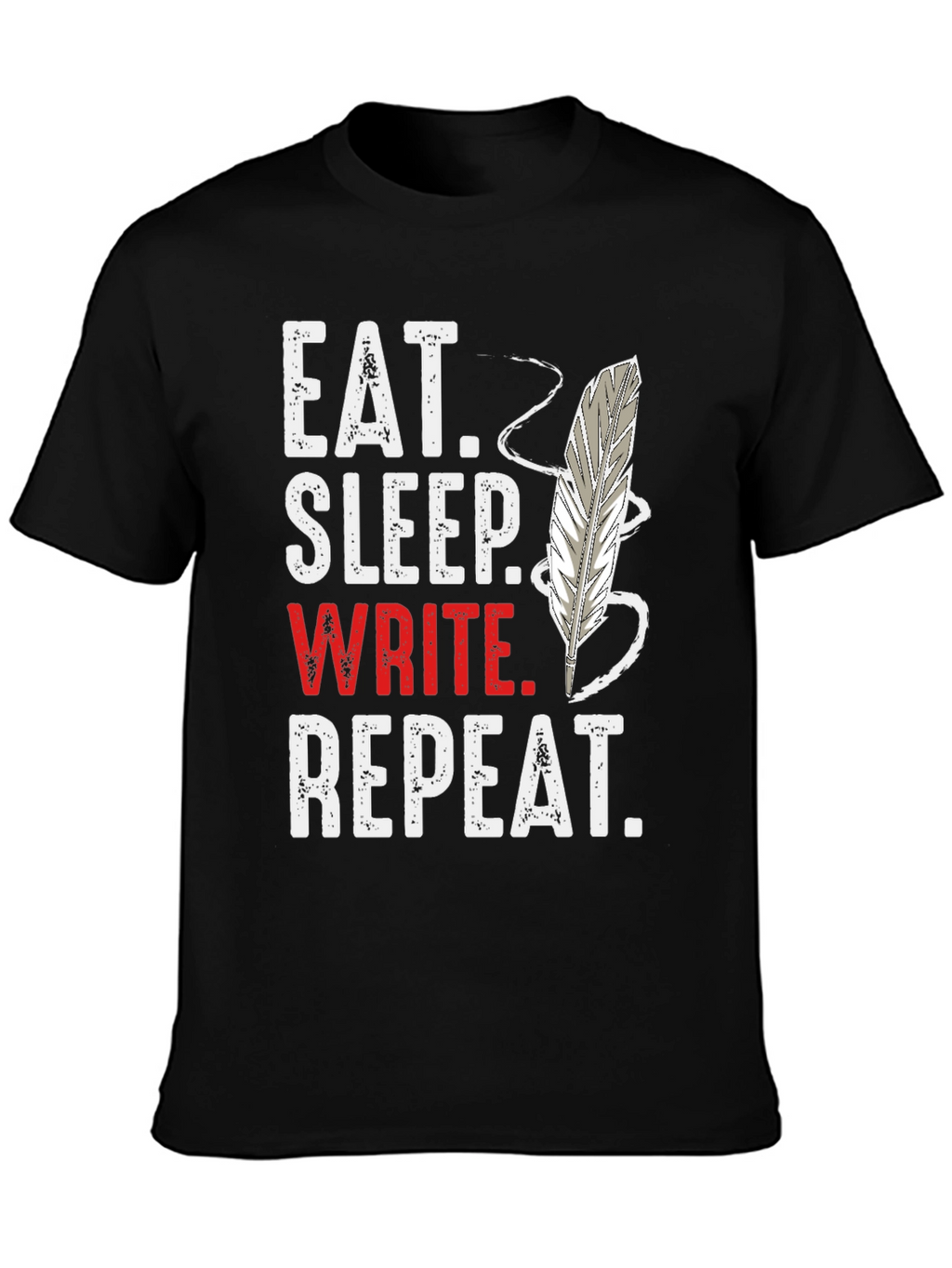 Eat Sleep Write Repeat Graphic T-Shirt