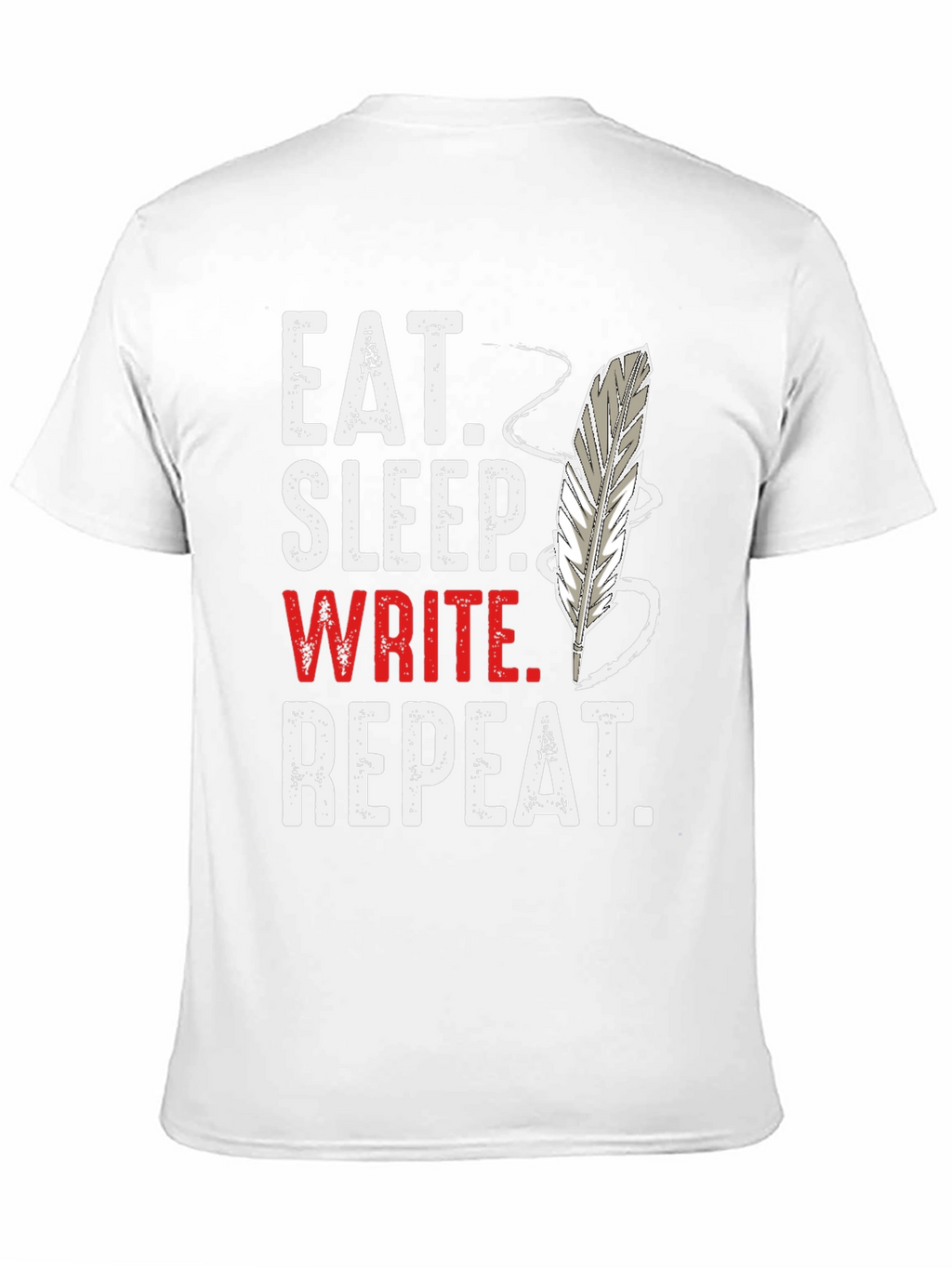 Eat Sleep Write Repeat Graphic T-Shirt