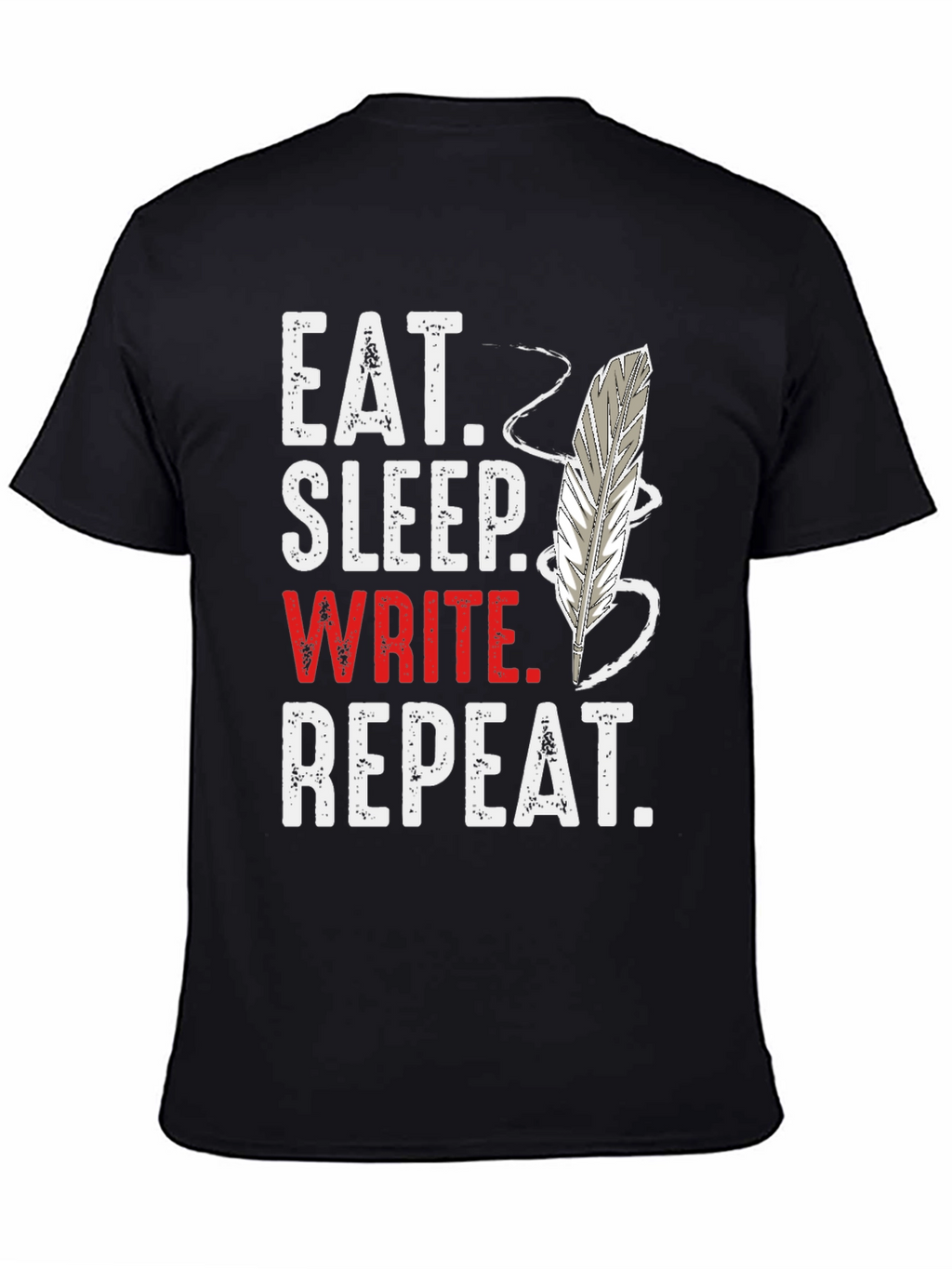 Eat Sleep Write Repeat Graphic T-Shirt