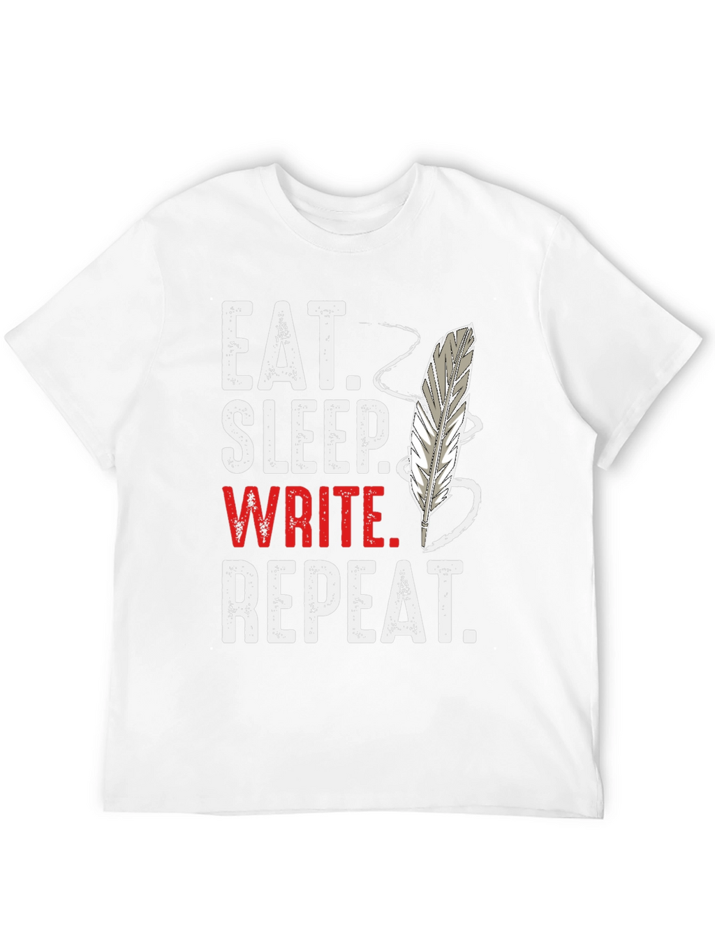 Eat Sleep Write Repeat Graphic T-Shirt