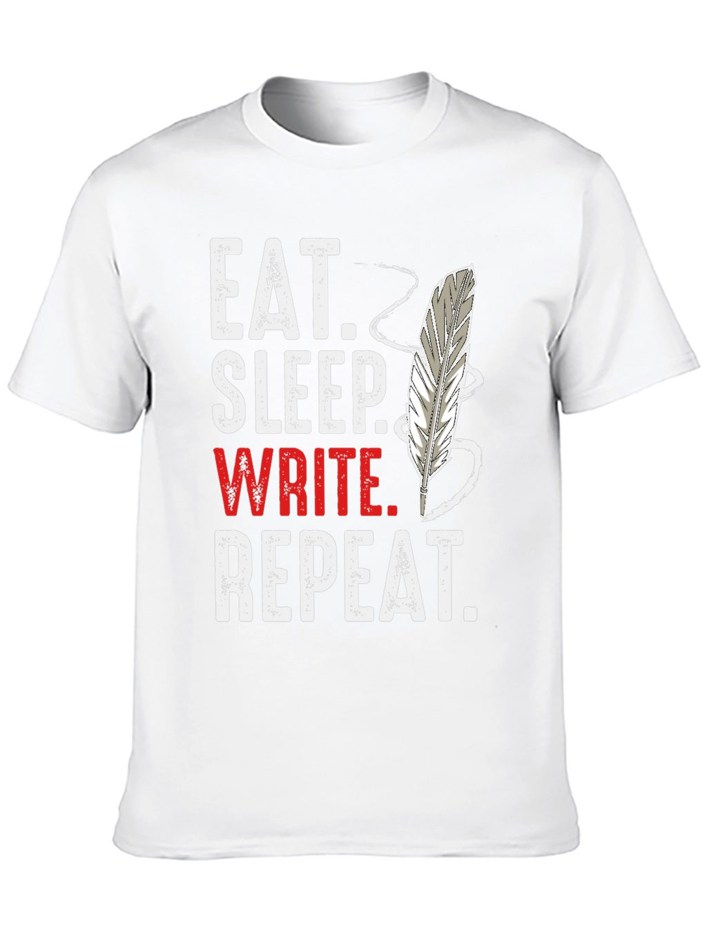 Eat Sleep Write Repeat Graphic T-Shirt