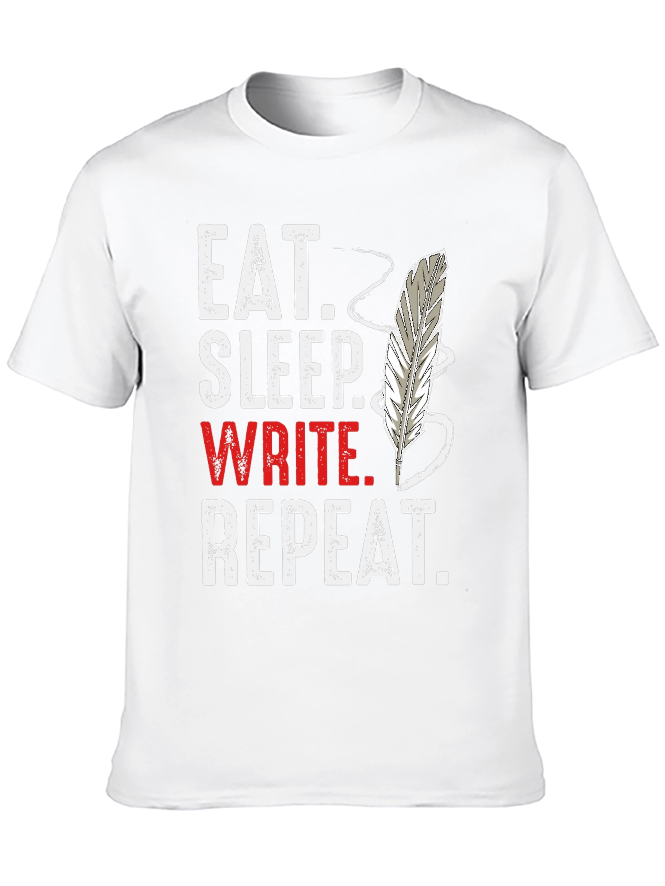 Eat Sleep Write Repeat Graphic T-Shirt