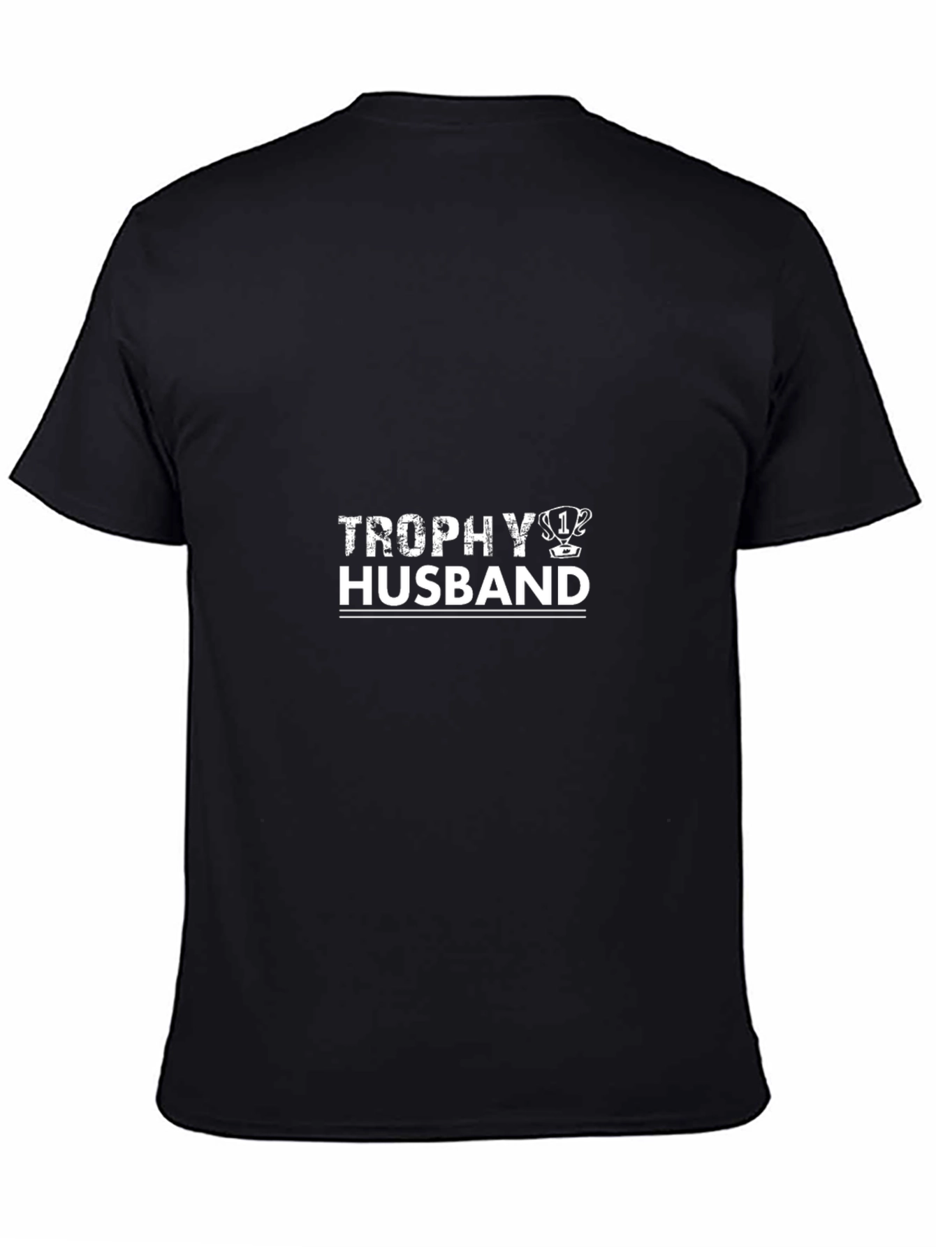 Trophy Husband Graphic Tee - Black Short Sleeve